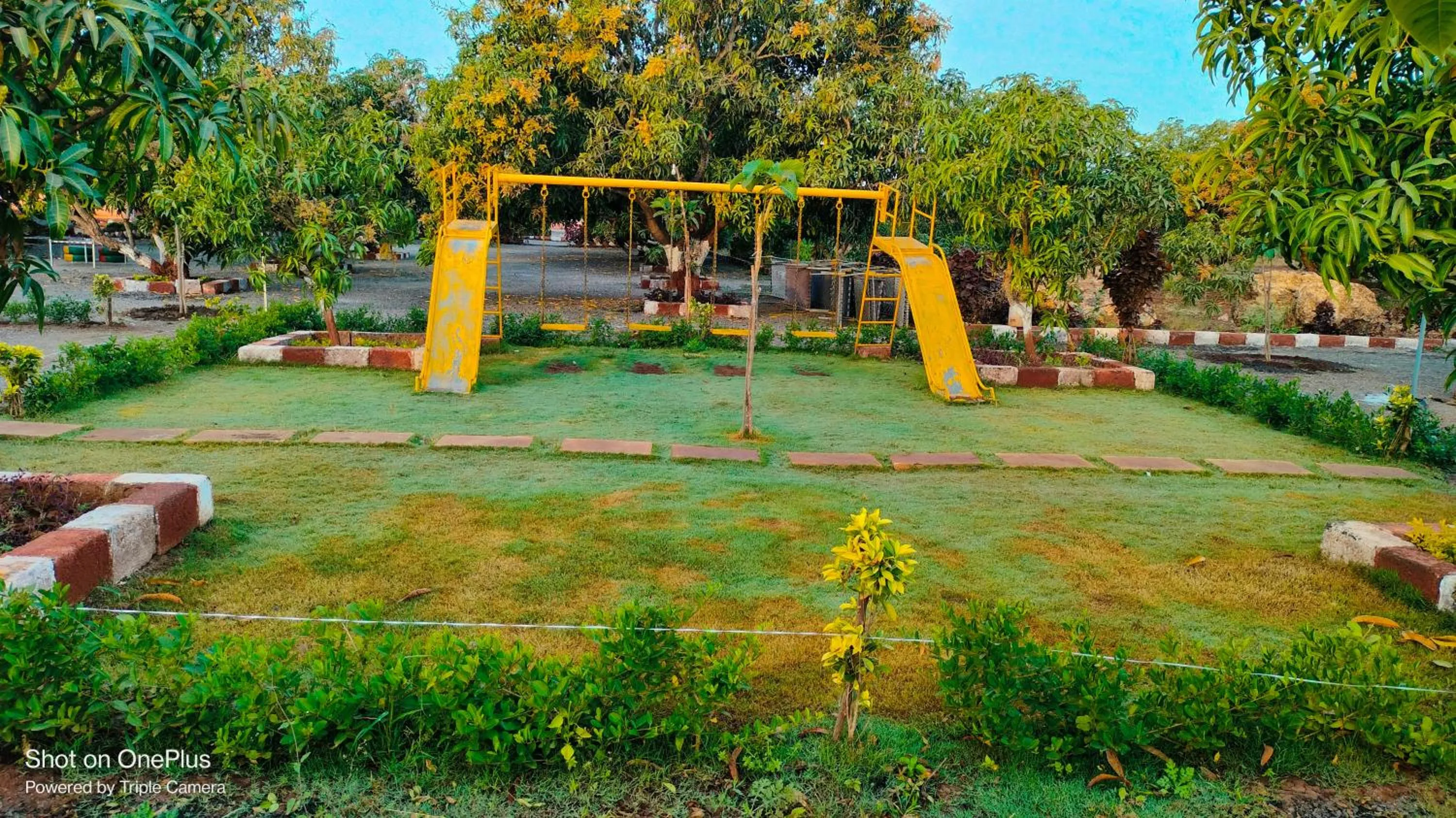 Children play ground in AamraKunj Gir Resort
