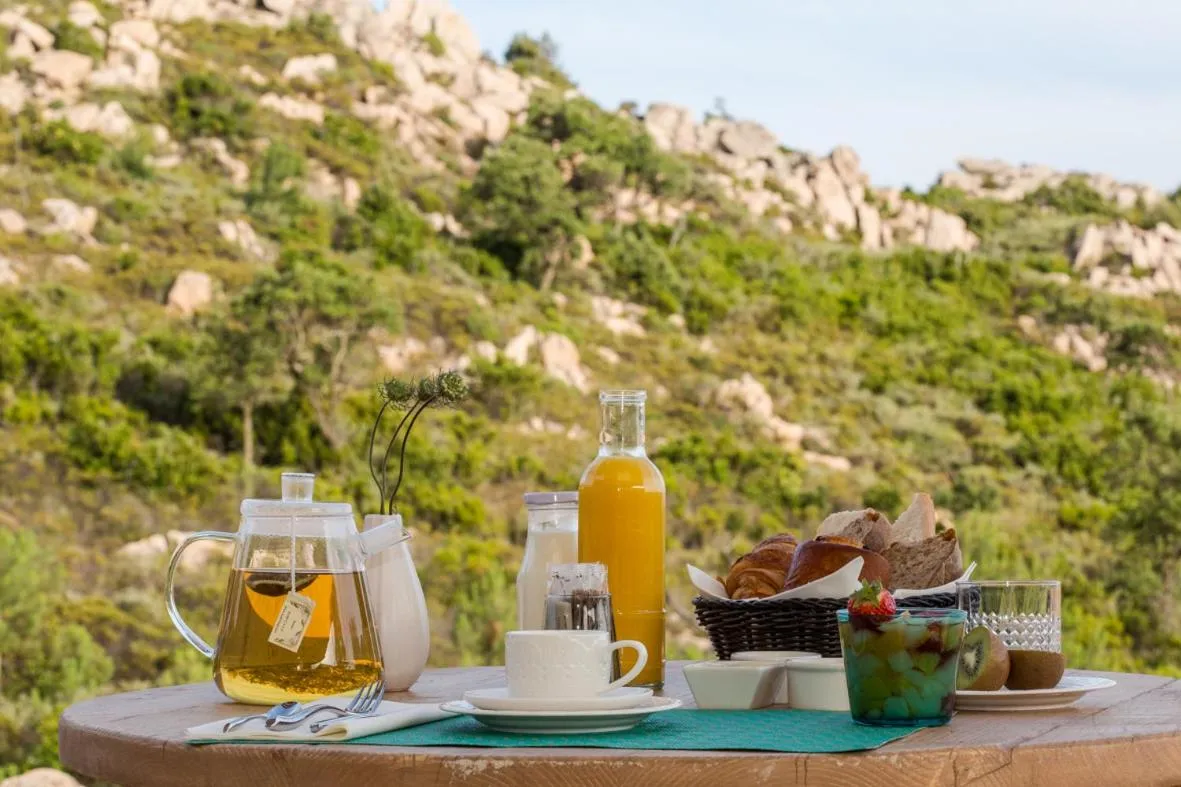 Continental breakfast in Hotel Les Chambres de Mila Bonifacio