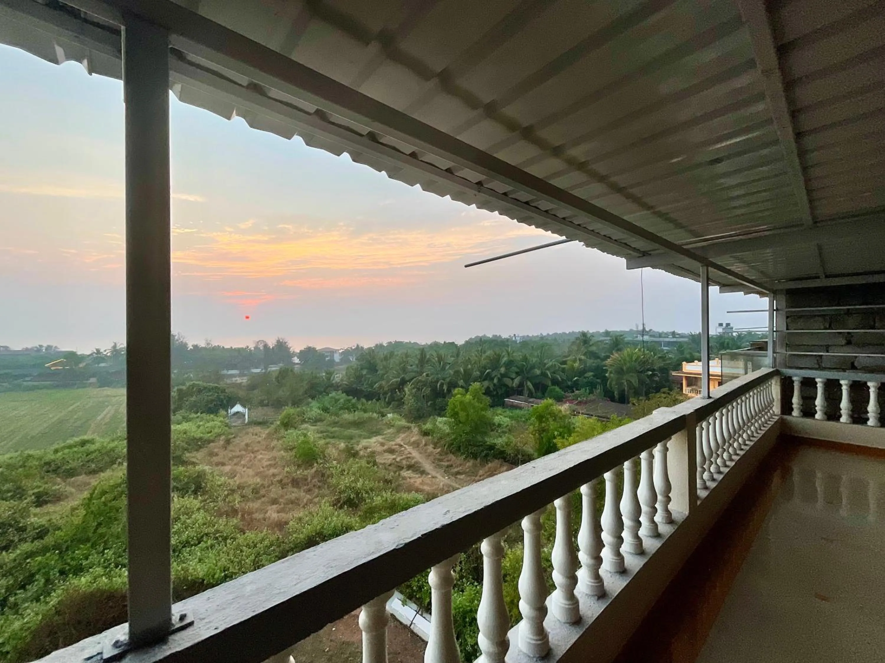 Patio in Nagas Hotel Satyavati Morjim