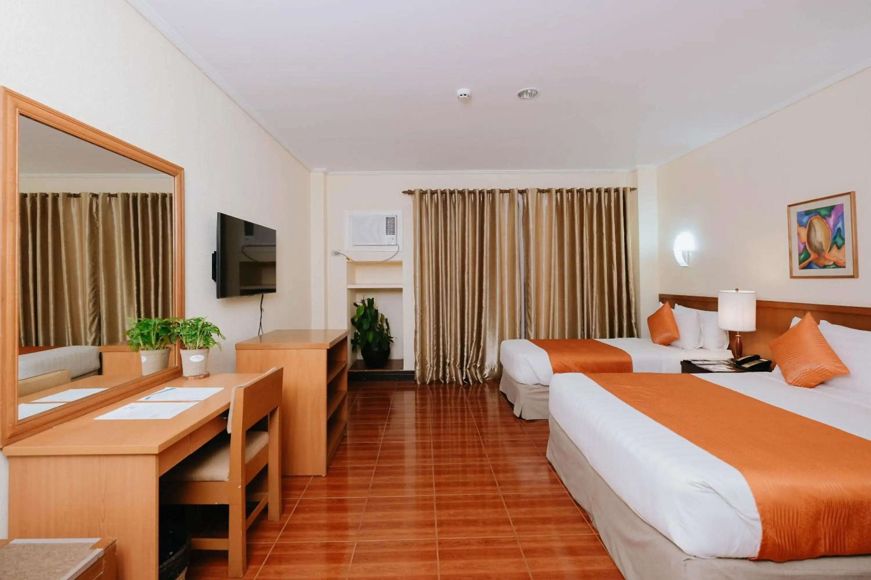 Bed in The Suites At Mount Malarayat Bed in The Suites At Mount Malarayat