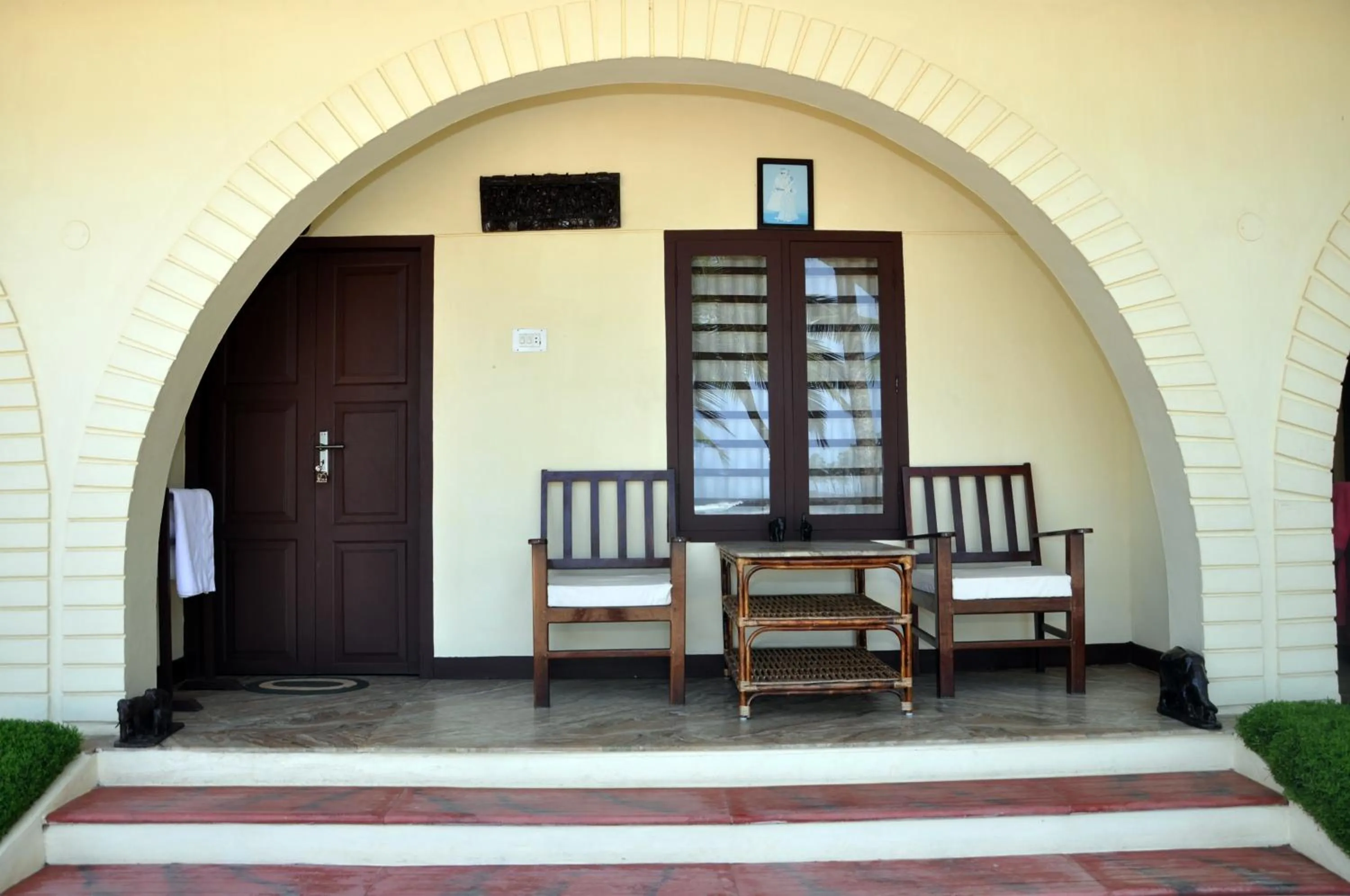 Facade/entrance in Lagoona Beach Resort, Kovalam