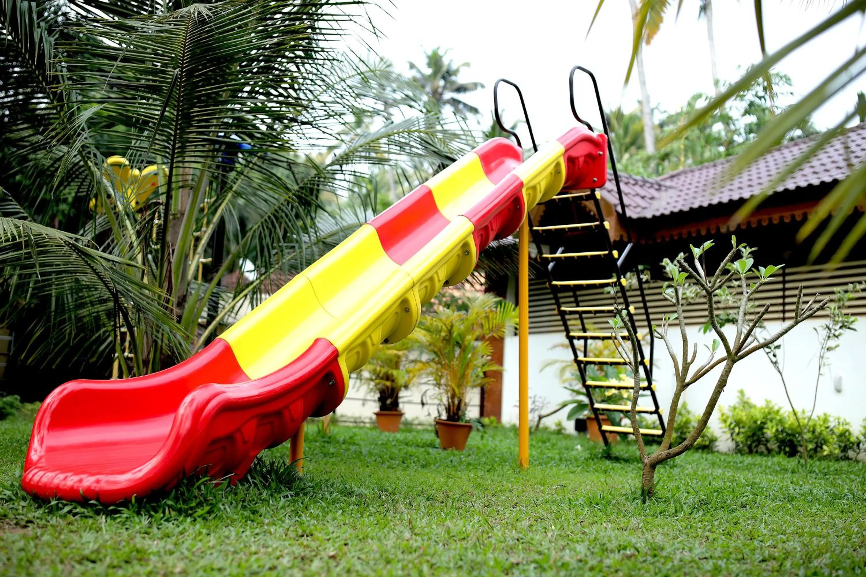 Children play ground in Lagoona Beach Resort, Kovalam