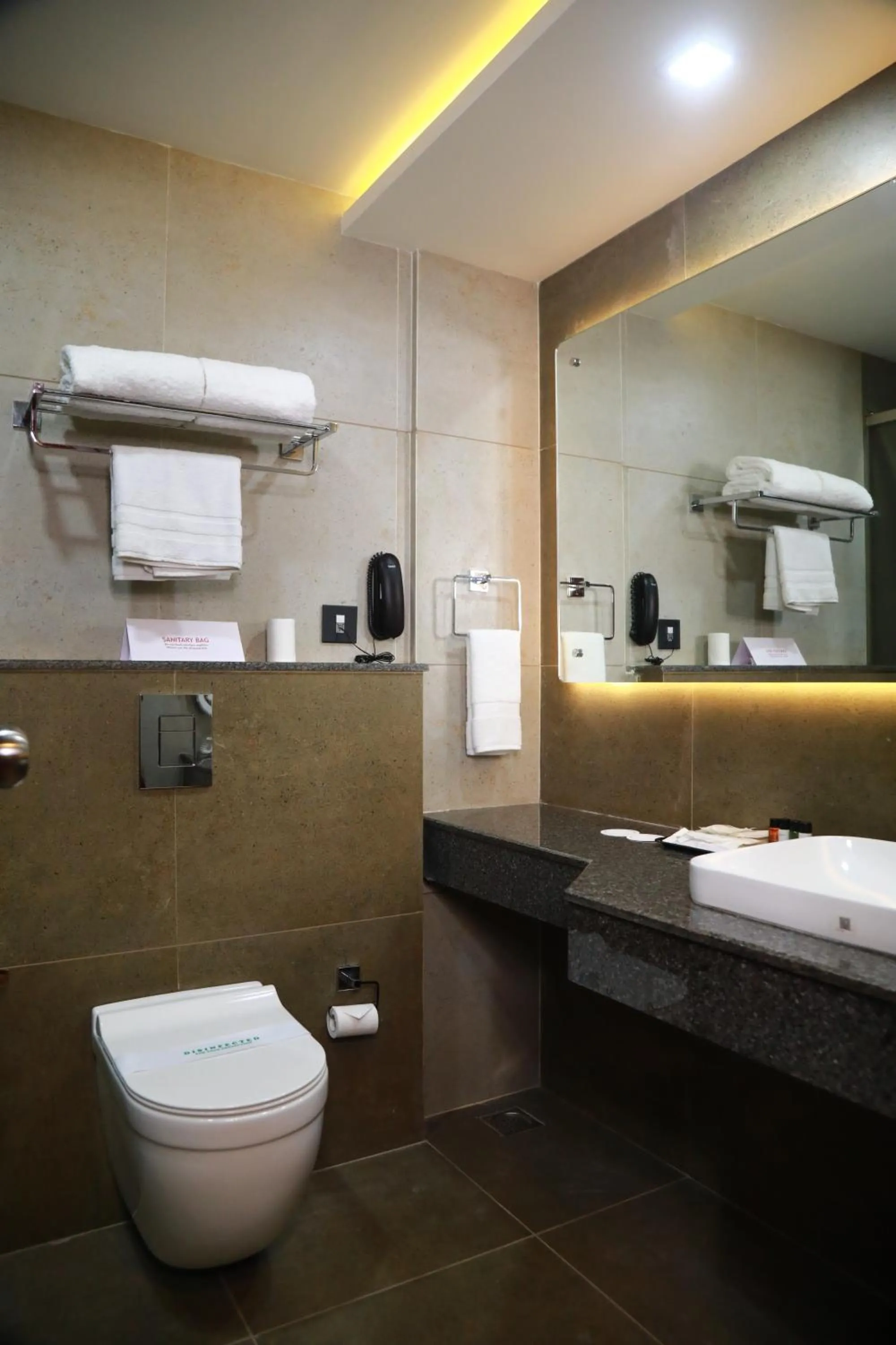 Bathroom in Lagoona Beach Resort, Kovalam