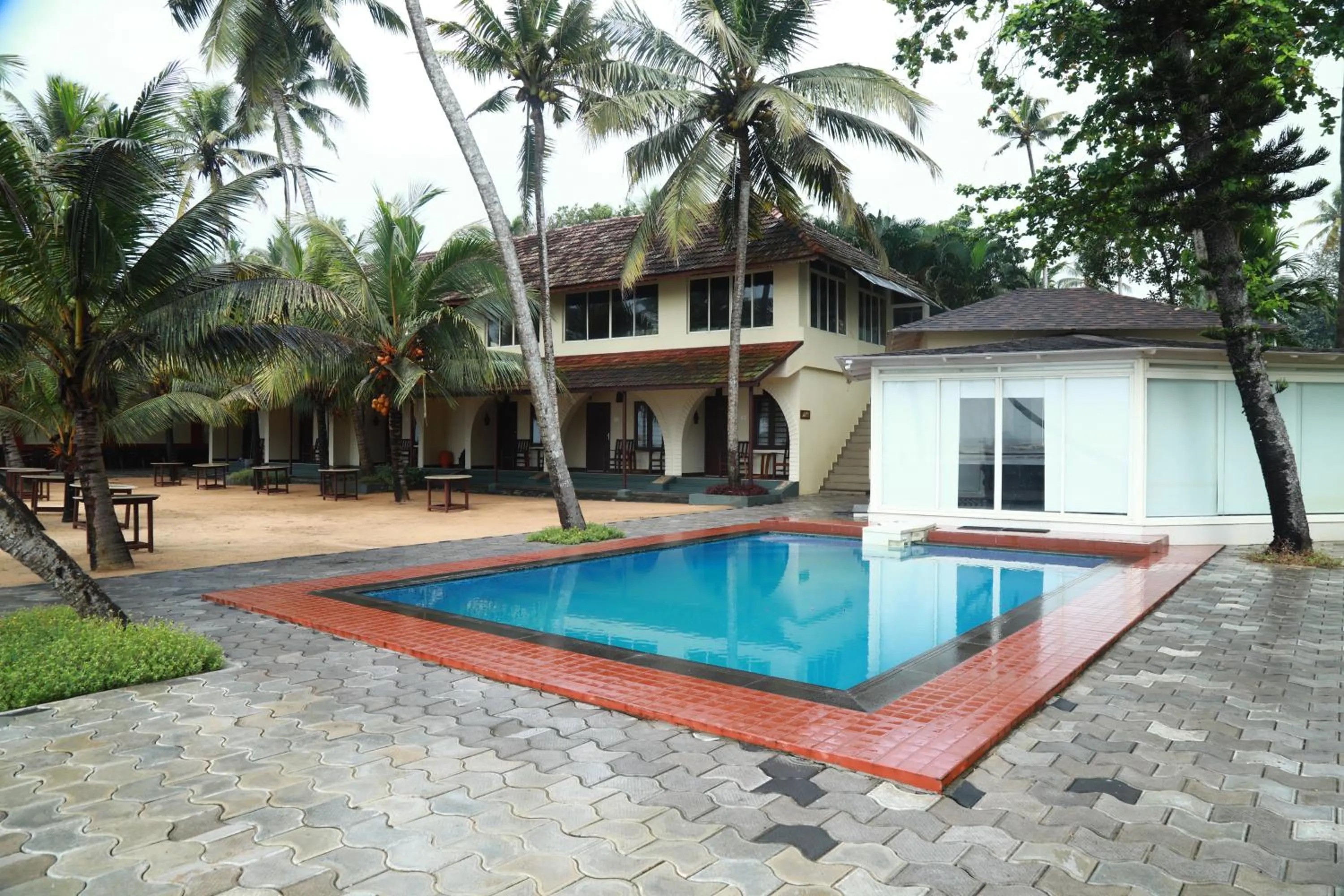 Property building in Lagoona Beach Resort, Kovalam