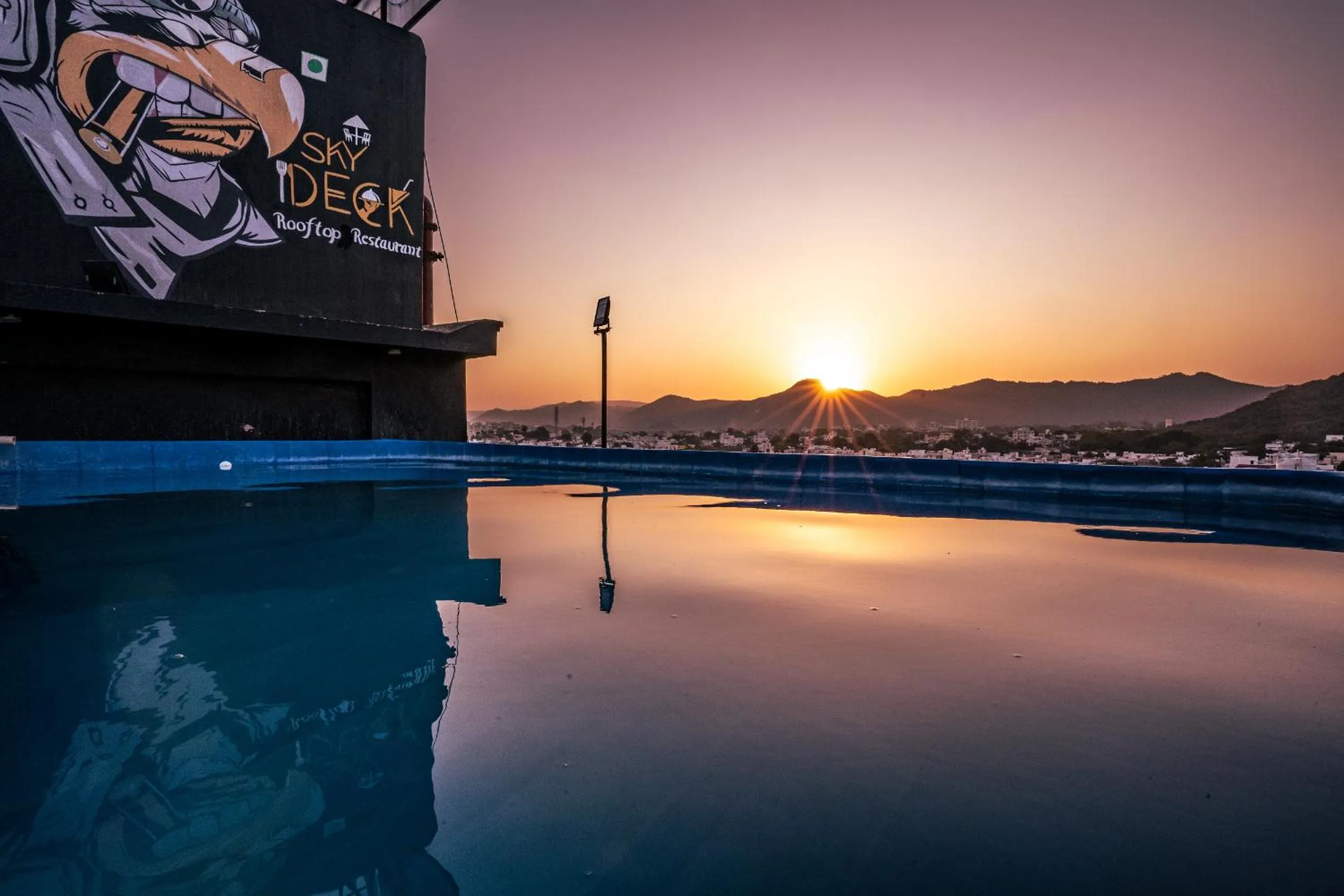 Swimming pool in Villa Tha Gadh Bansiya