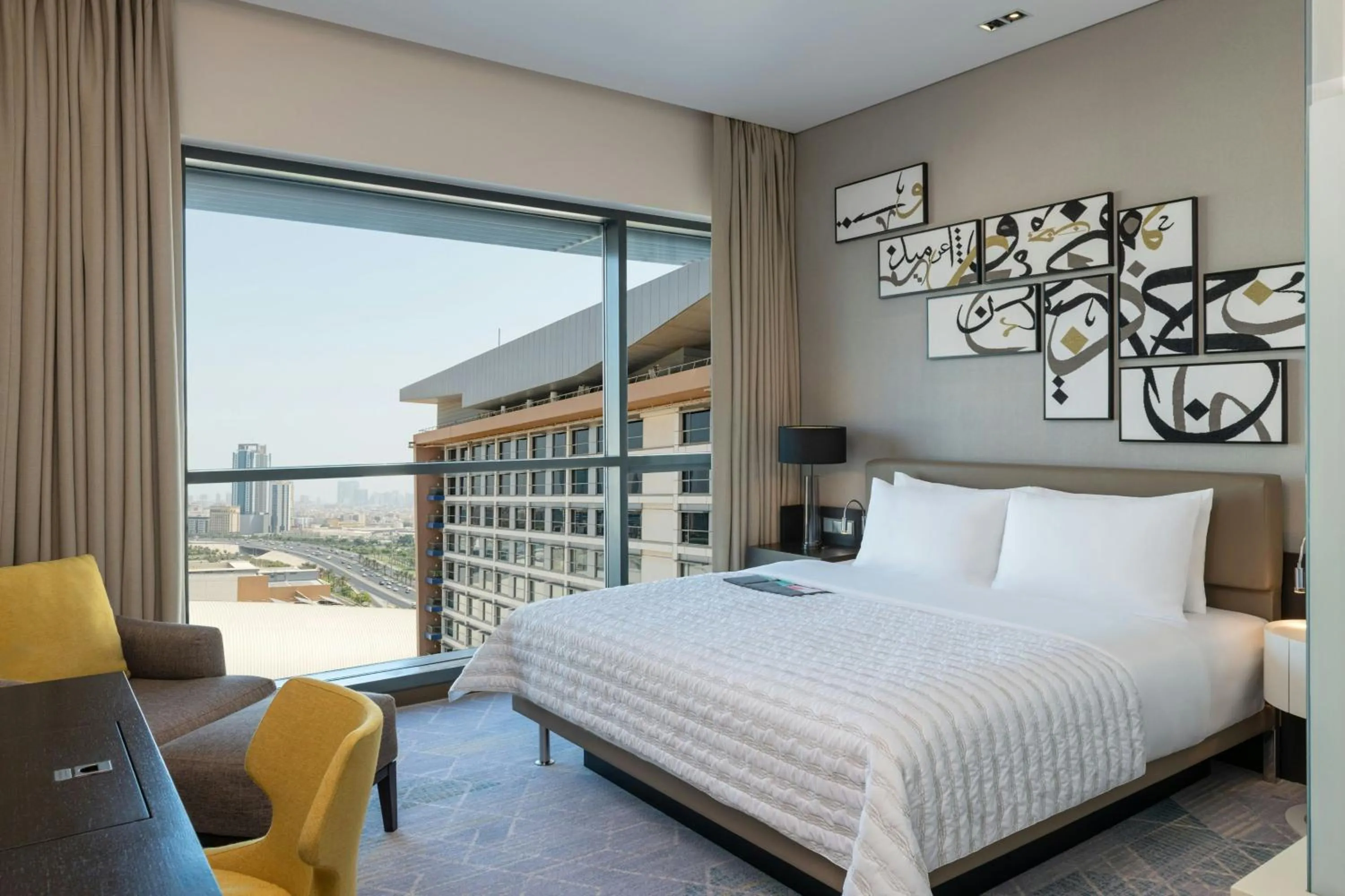 Bedroom, Bed in Le Meridien City Centre Bahrain