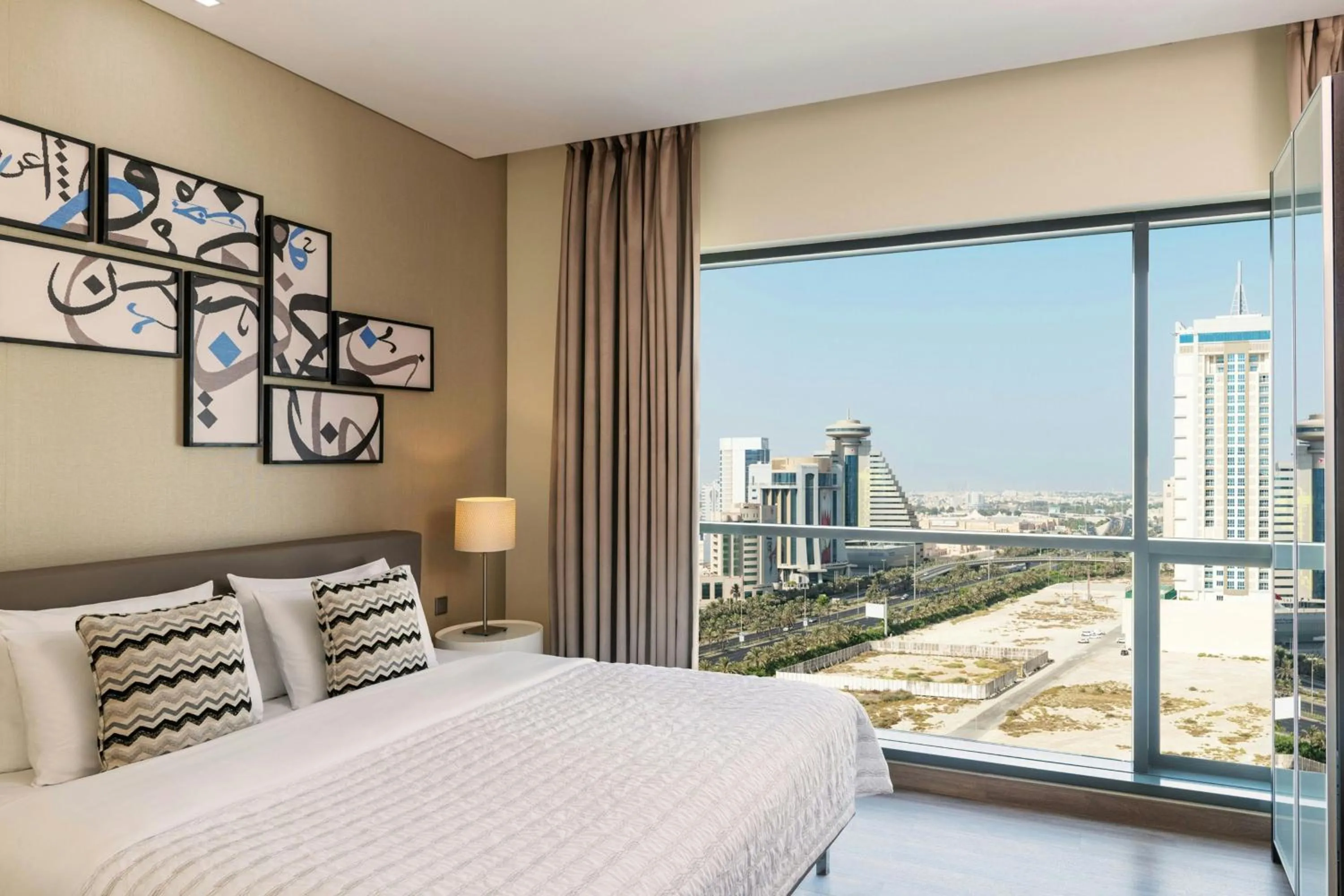 Bedroom, Bed in Le Meridien City Centre Bahrain