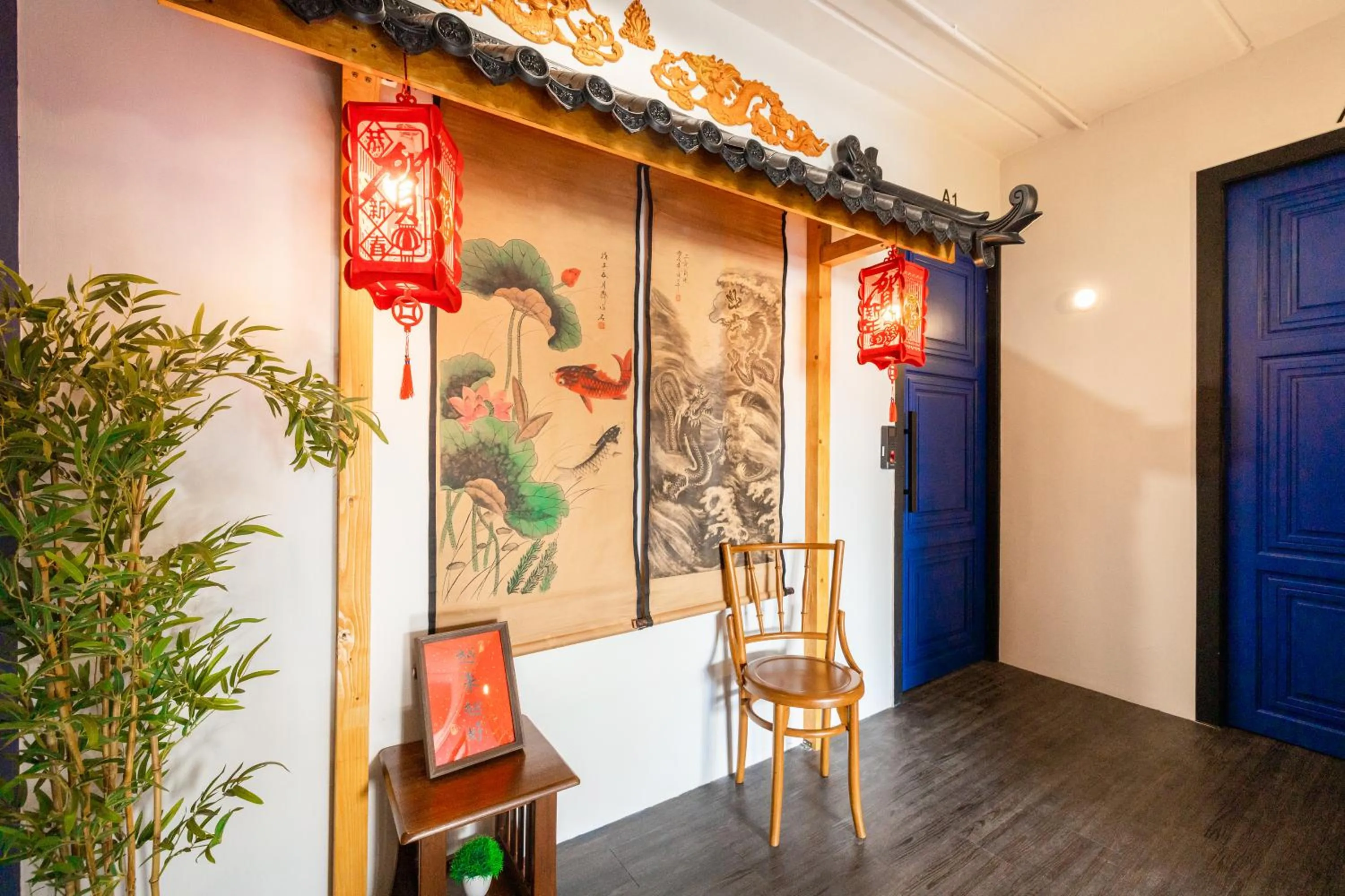 Decorative detail in Marco Polo Phuket Poshtel & Bistro