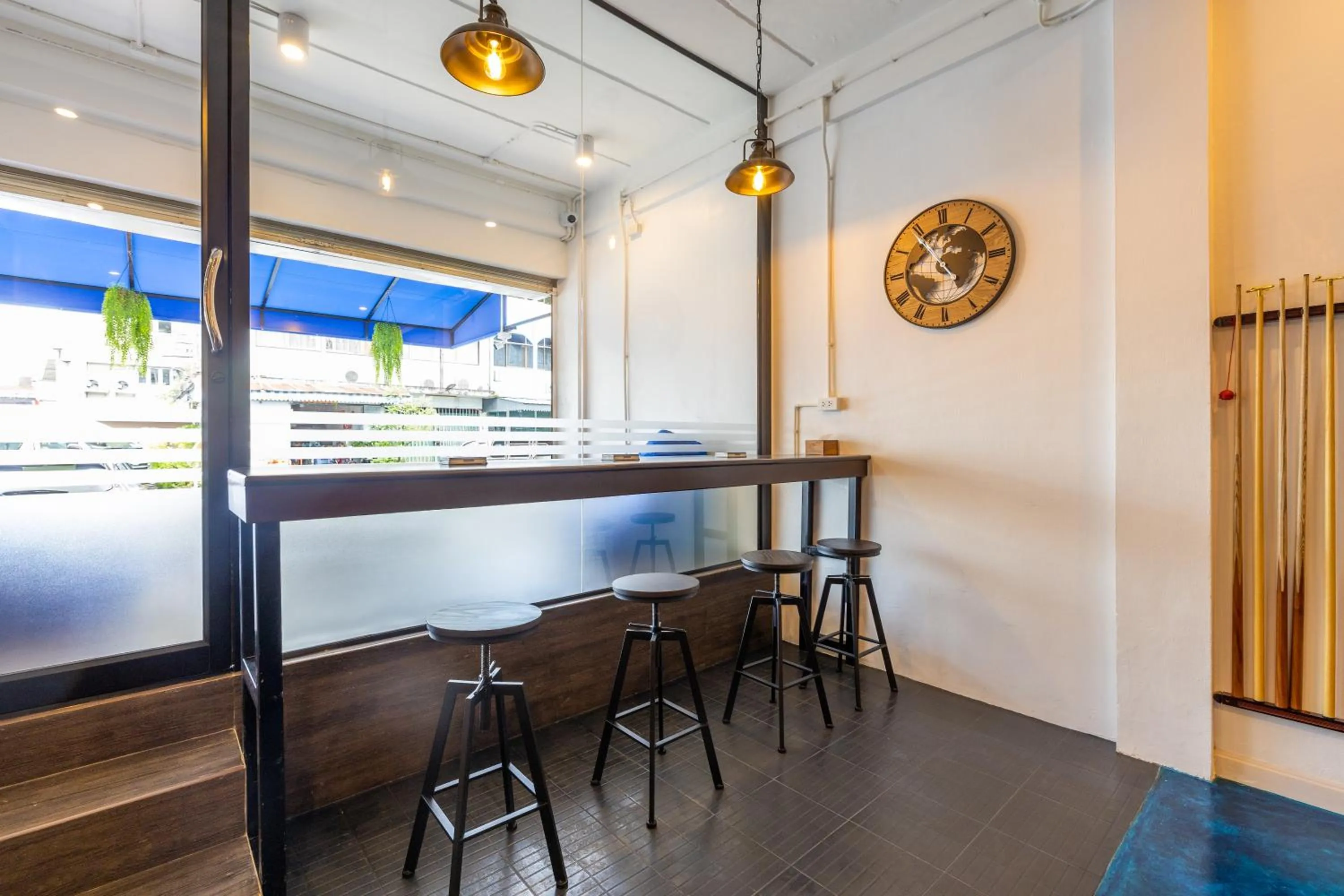 Living room in Marco Polo Phuket Poshtel & Bistro