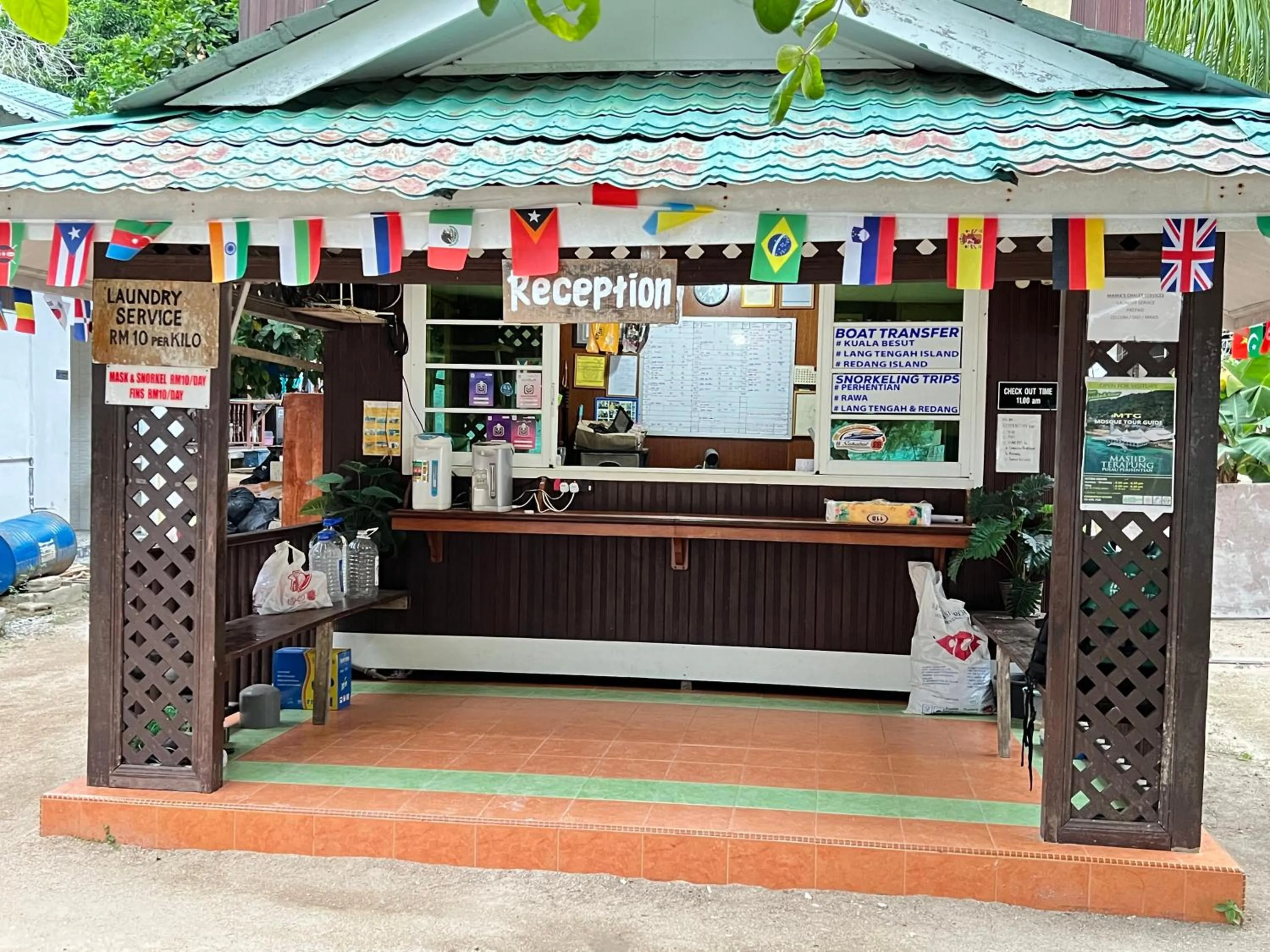 Lobby or reception in Mama's Chalet Pulau Perhentian Besar