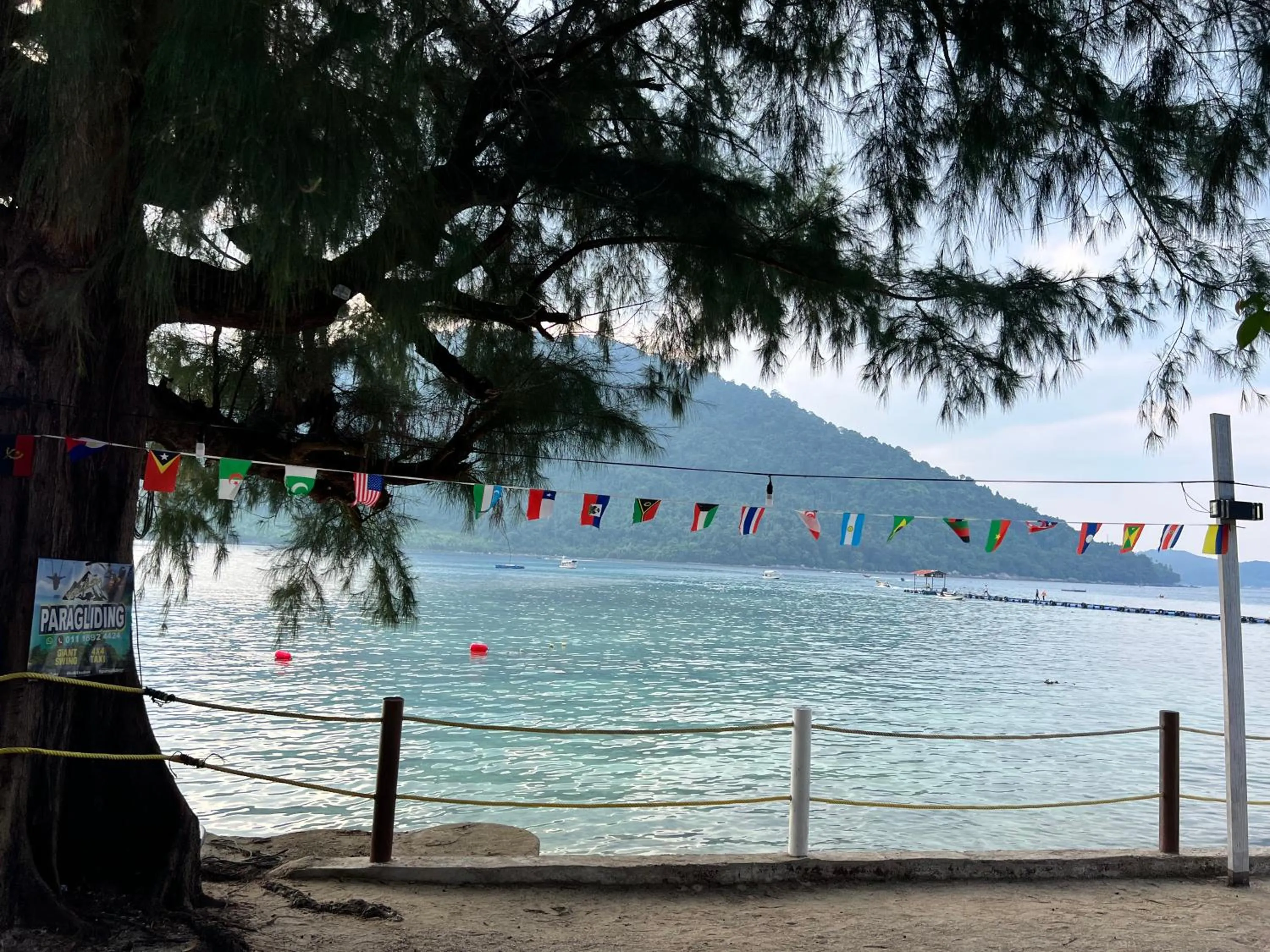 Sea view in Mama's Chalet Pulau Perhentian Besar