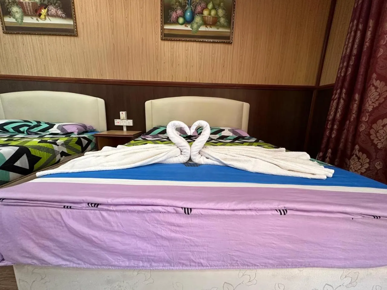 Bed in Mama's Chalet Pulau Perhentian Besar