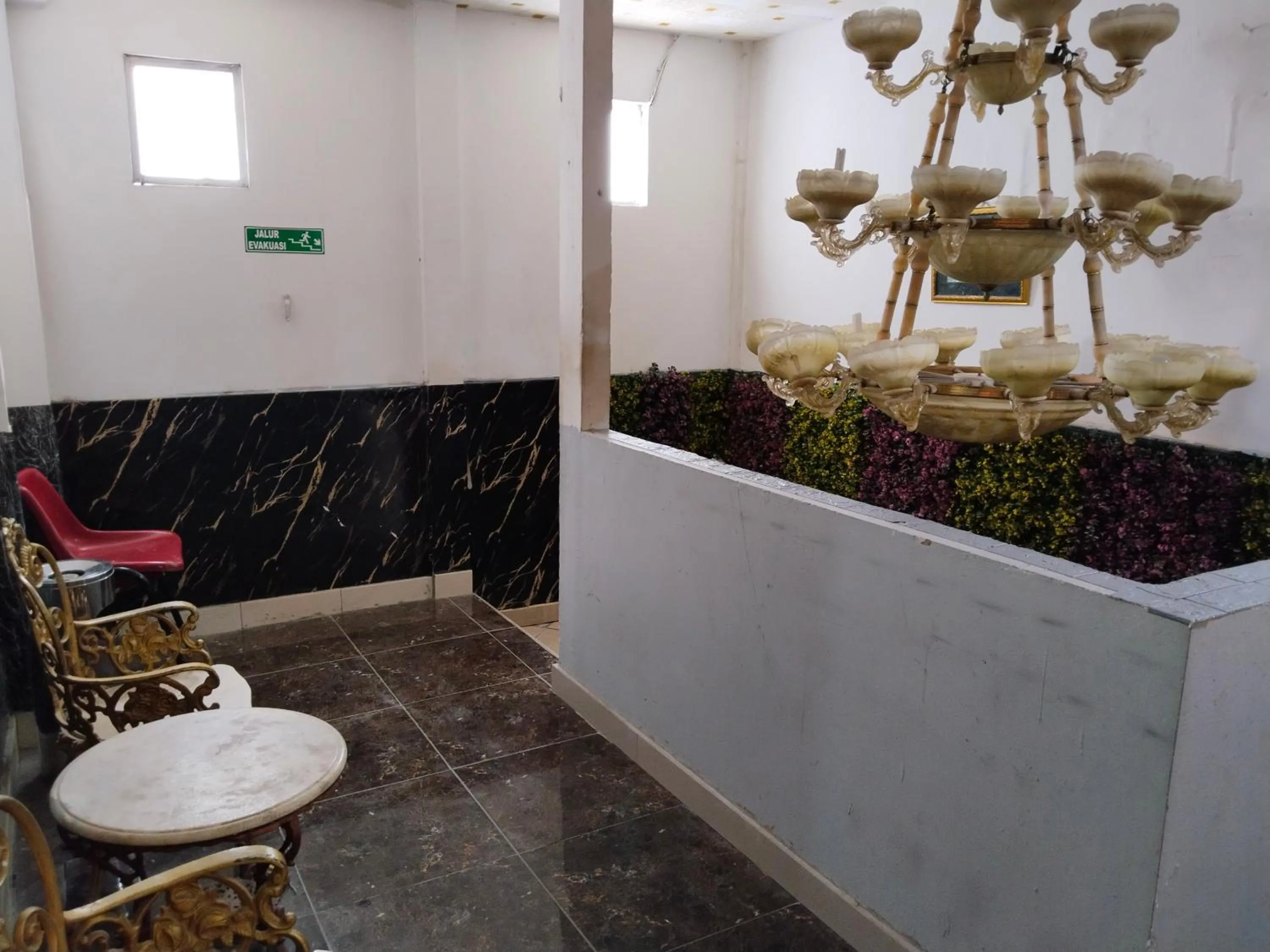 Seating area in Hotel Global Syariah