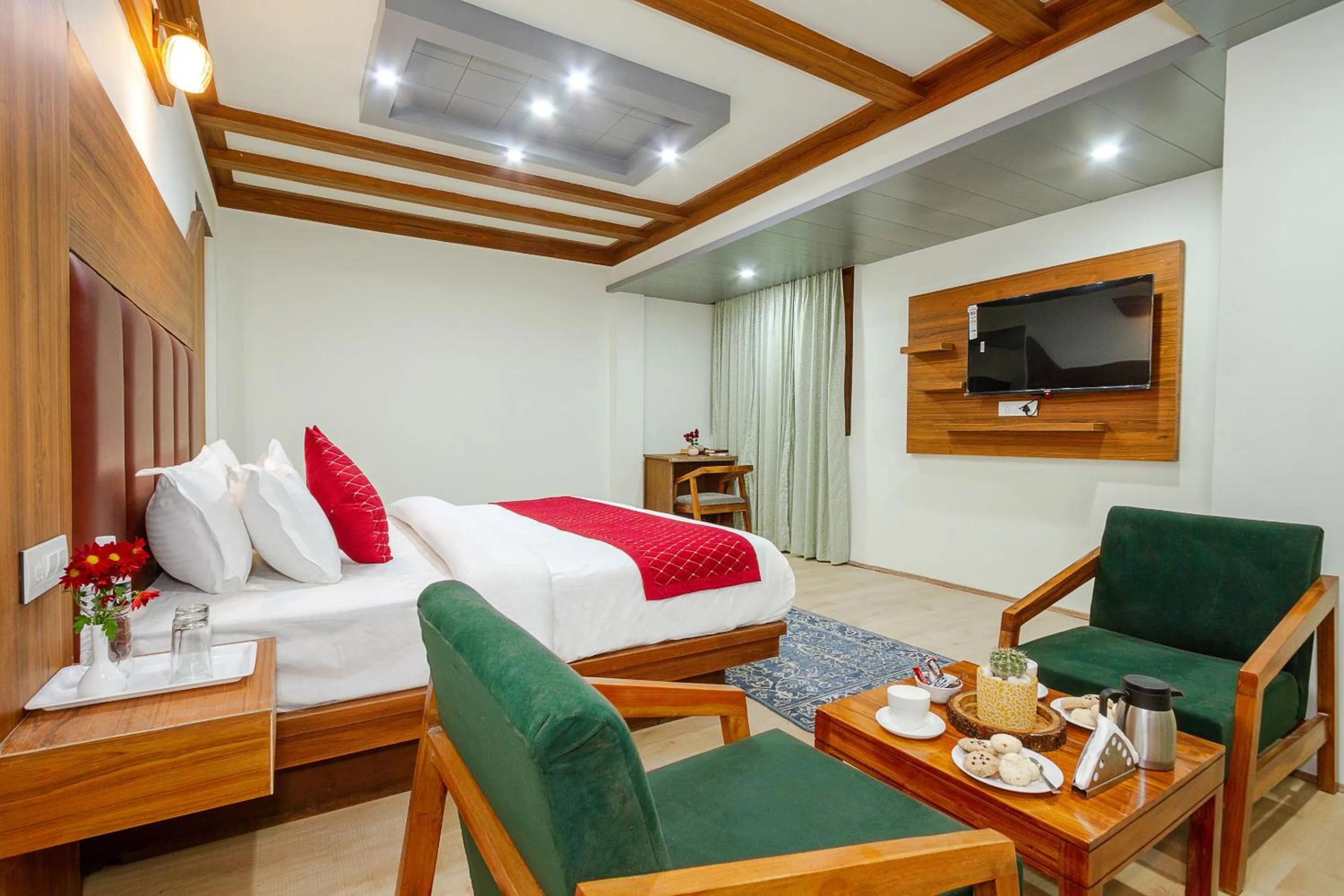 Bed in Tripli Hotels Drilbu Manali