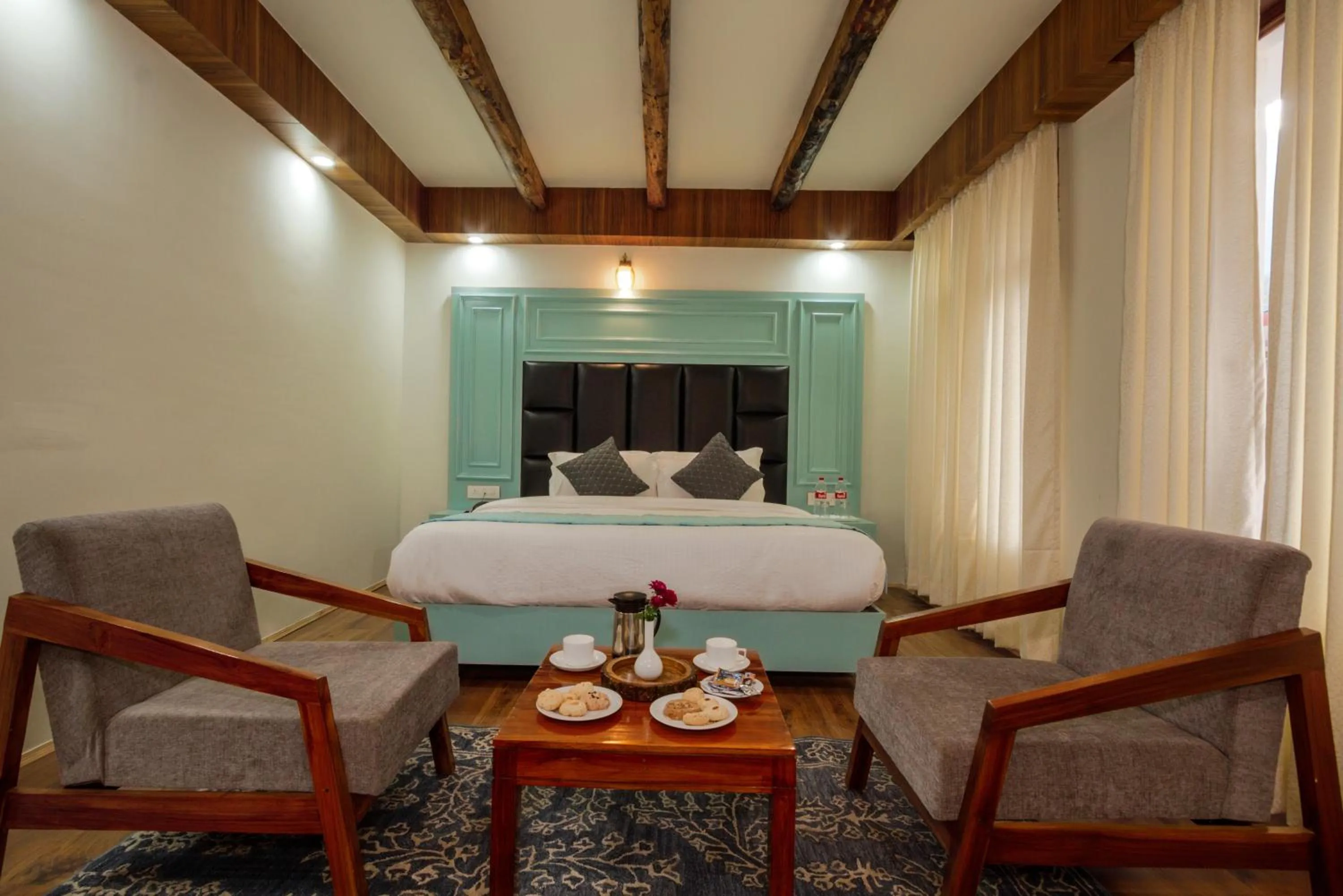 Bed in Tripli Hotels Drilbu Manali