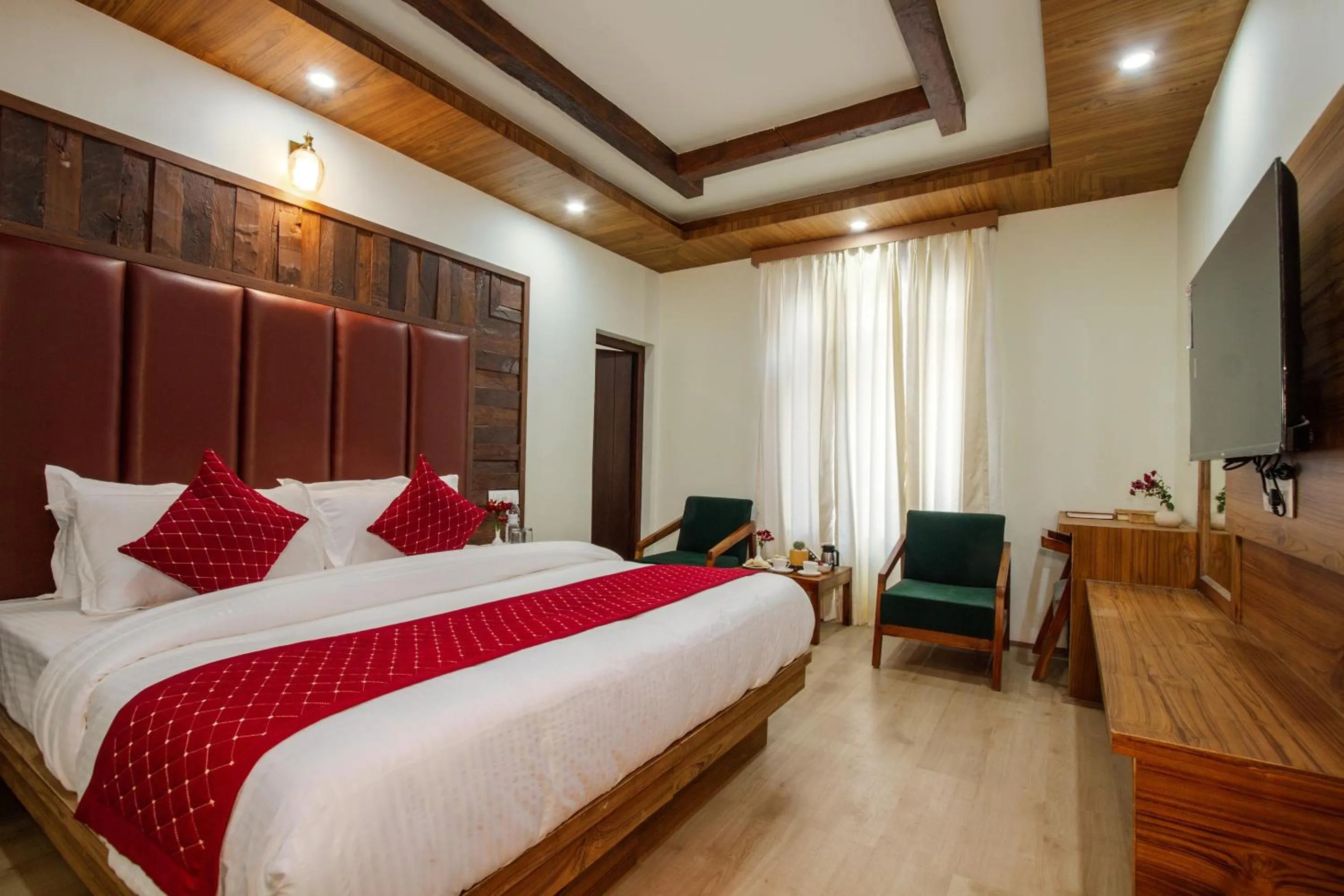 Bed in Tripli Hotels Drilbu Manali