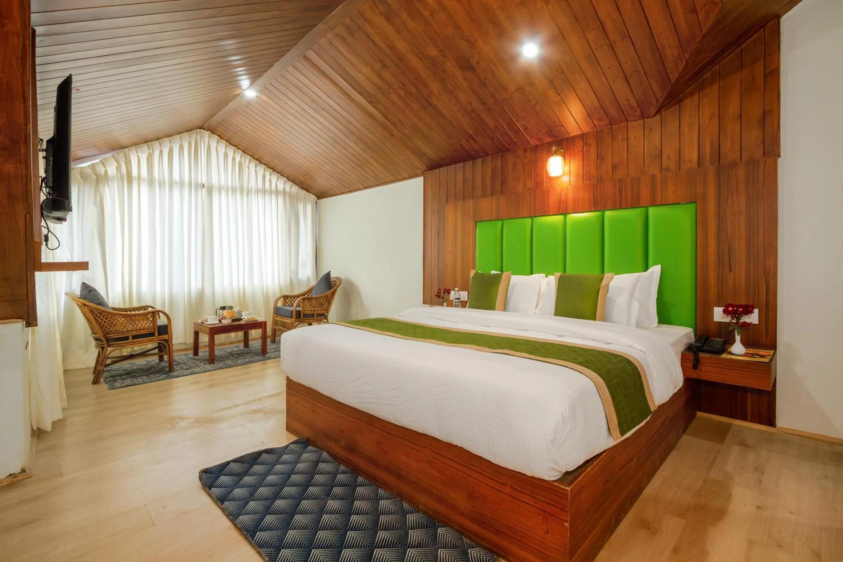 Bed in Tripli Hotels Drilbu Manali