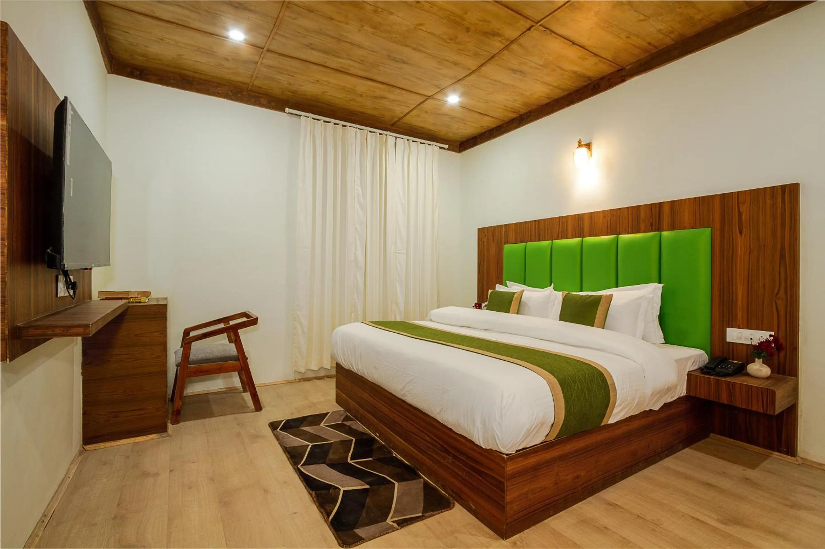 Bed in Tripli Hotels Drilbu Manali