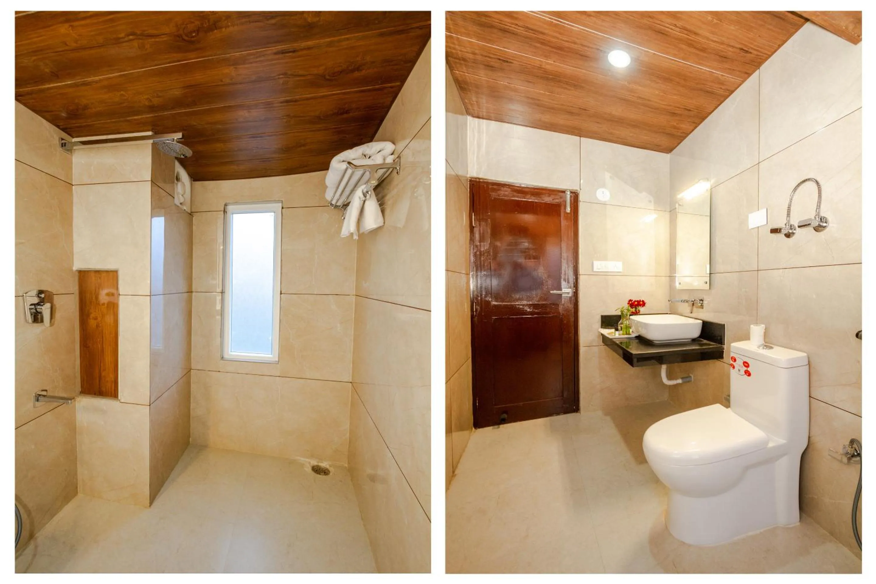 Shower in Tripli Hotels Drilbu Manali