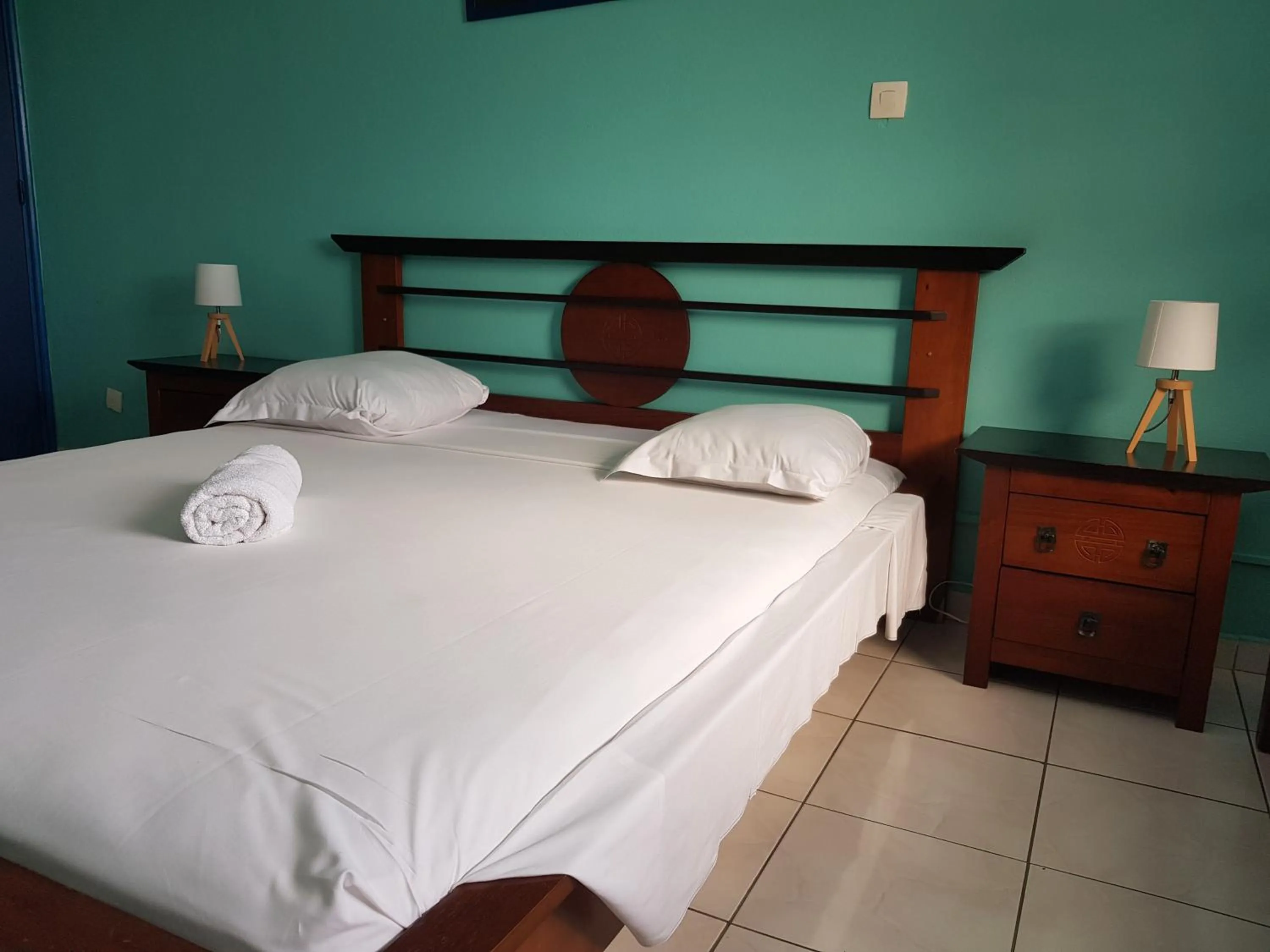 Bed in Hotel La Marmotte