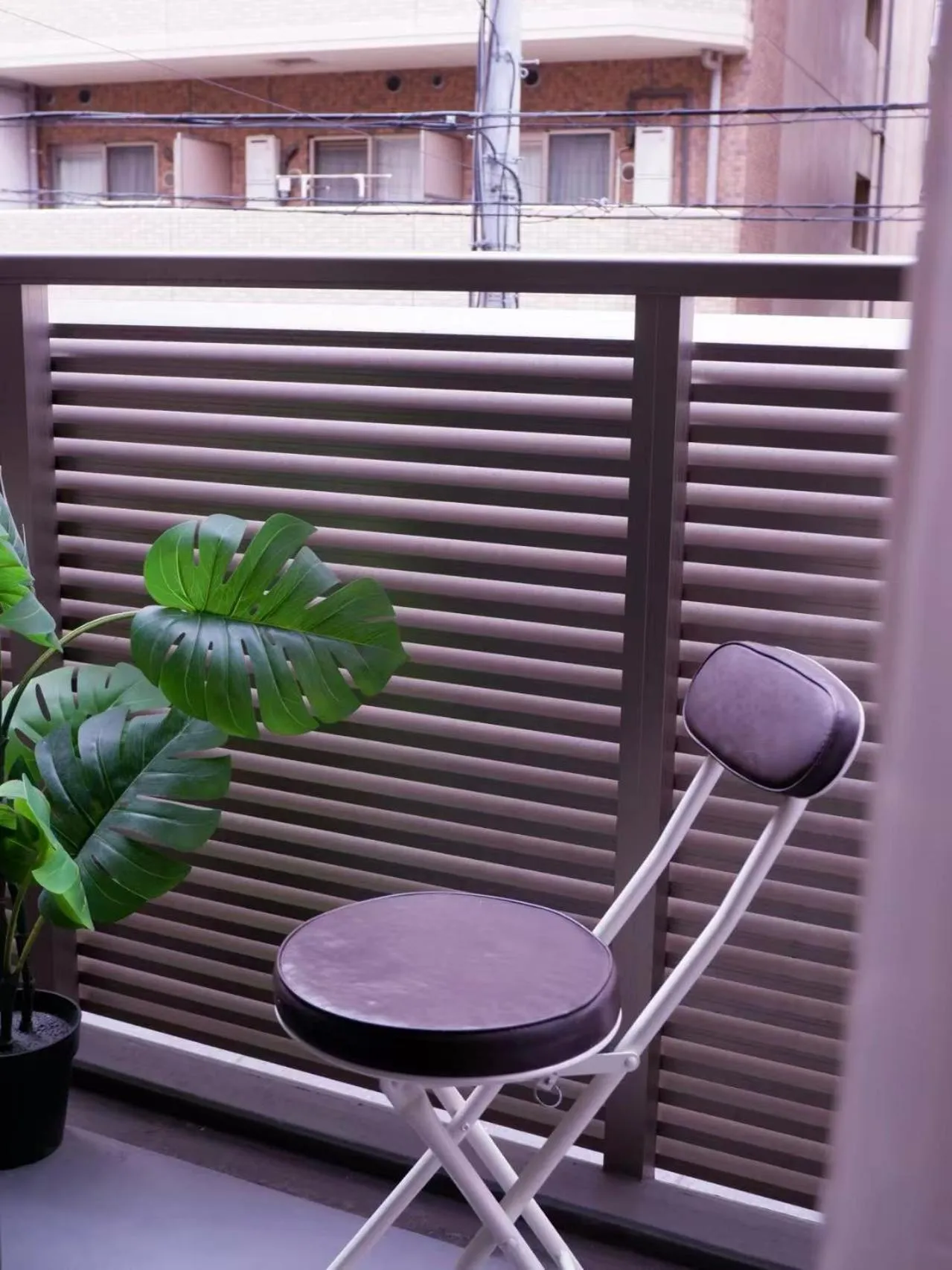 Balcony/Terrace in The Premium Namba Minami ザ・プレミアム難波南 - Self Check-In Only
