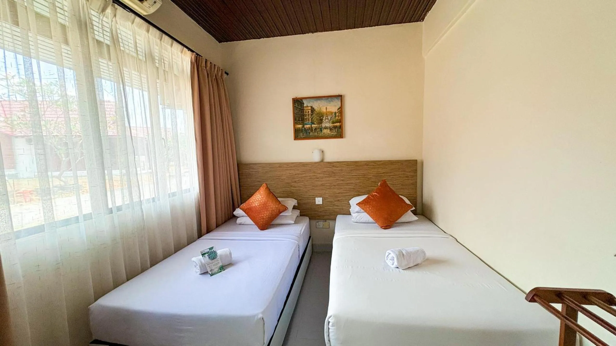 Bed in Lovita Tanjung Bidara Beach Resort