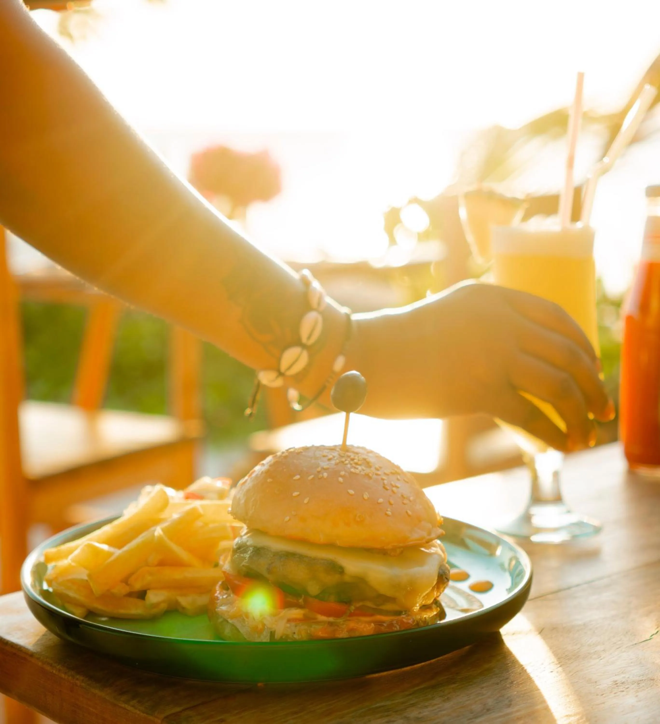 Food and drinks in Salida Beach Zanzibar