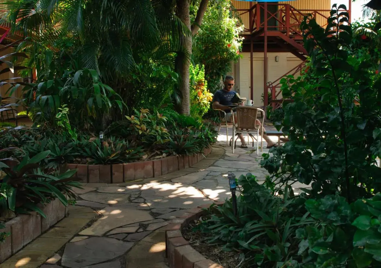 Garden view in Kimberley Croc Motel Garden view in Kimberley Croc Motel