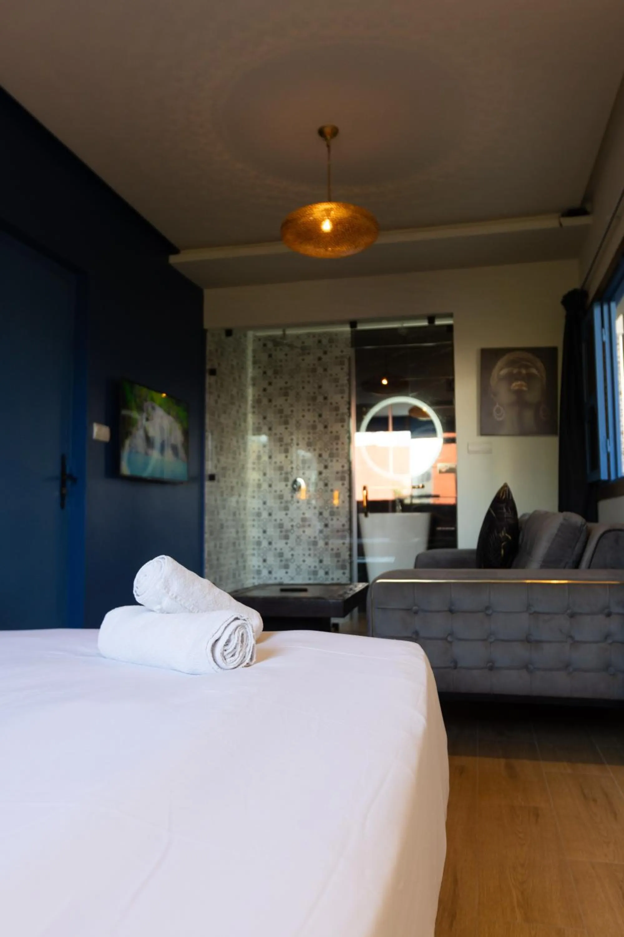 Bed in Playa Del Sol Surf House