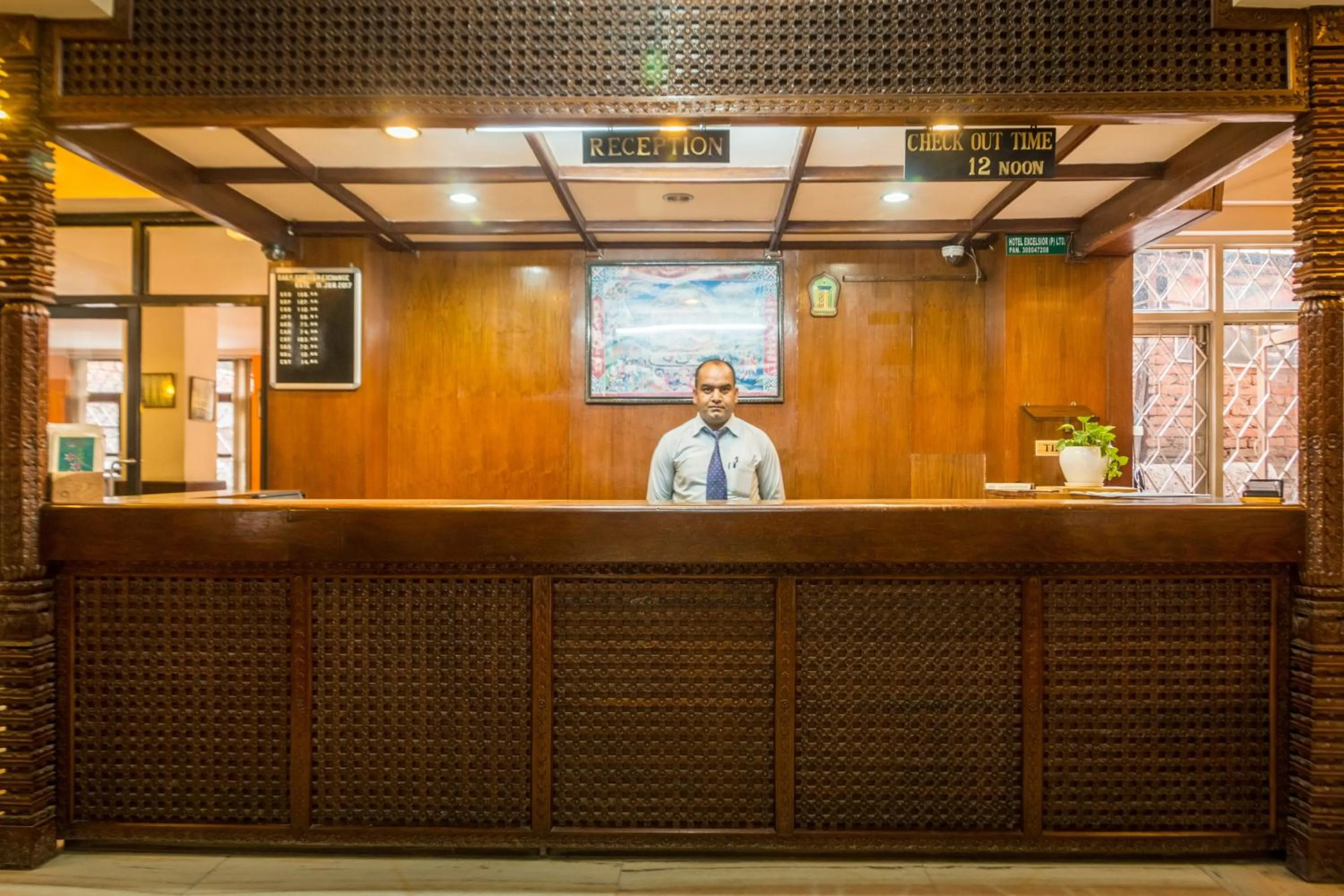 Lobby or reception in Hotel Excelsior