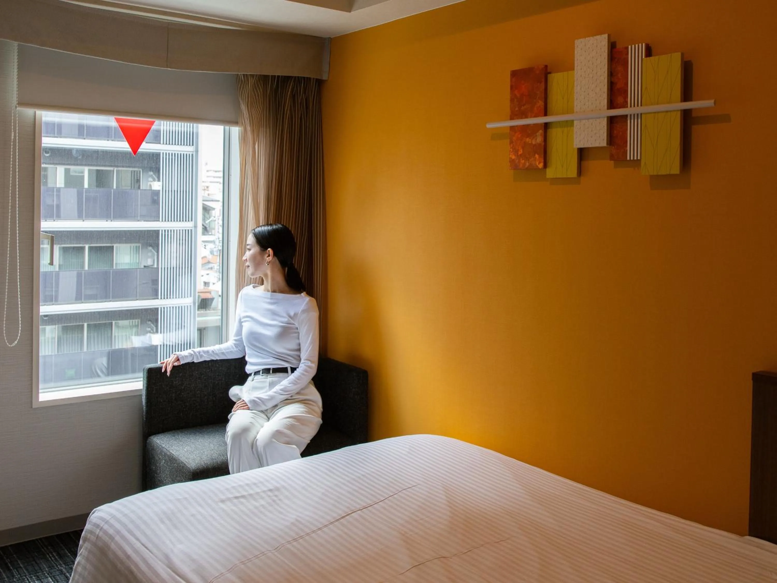 People, Bed in ibis Styles Kyoto Shijo