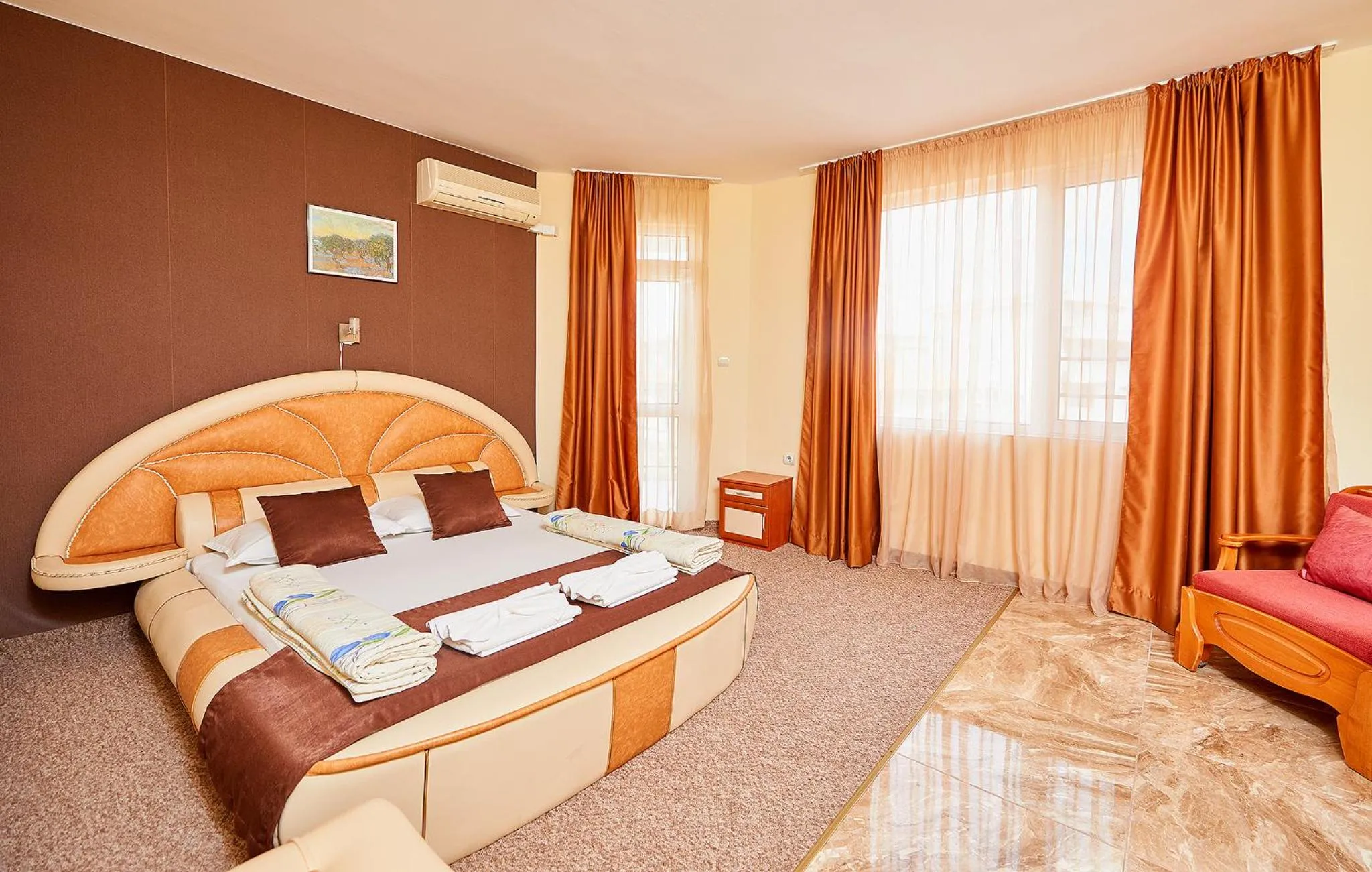 Bed in Peneka Hotel