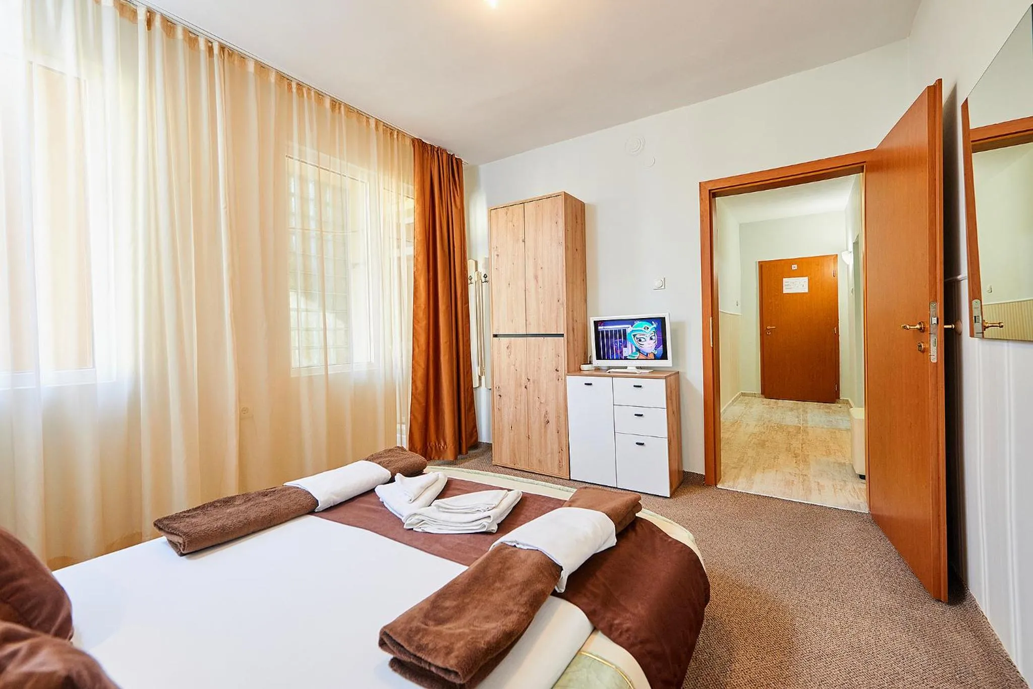 Bed in Peneka Hotel