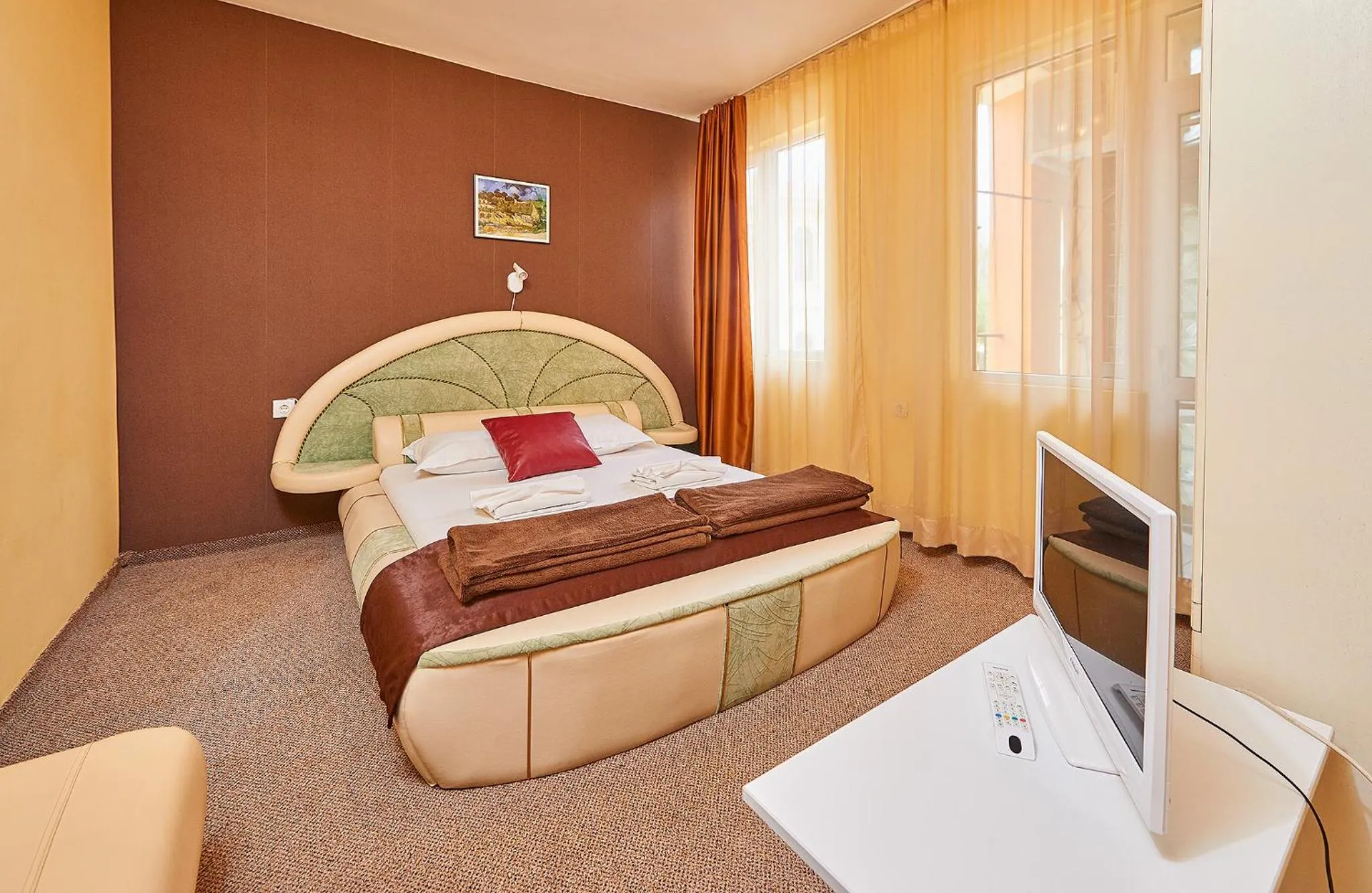 Bed in Peneka Hotel