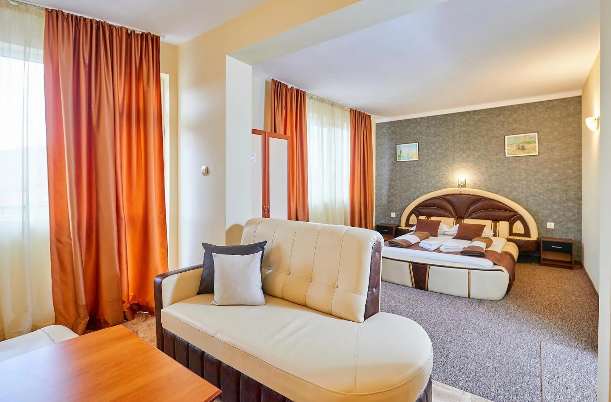 Bed in Peneka Hotel