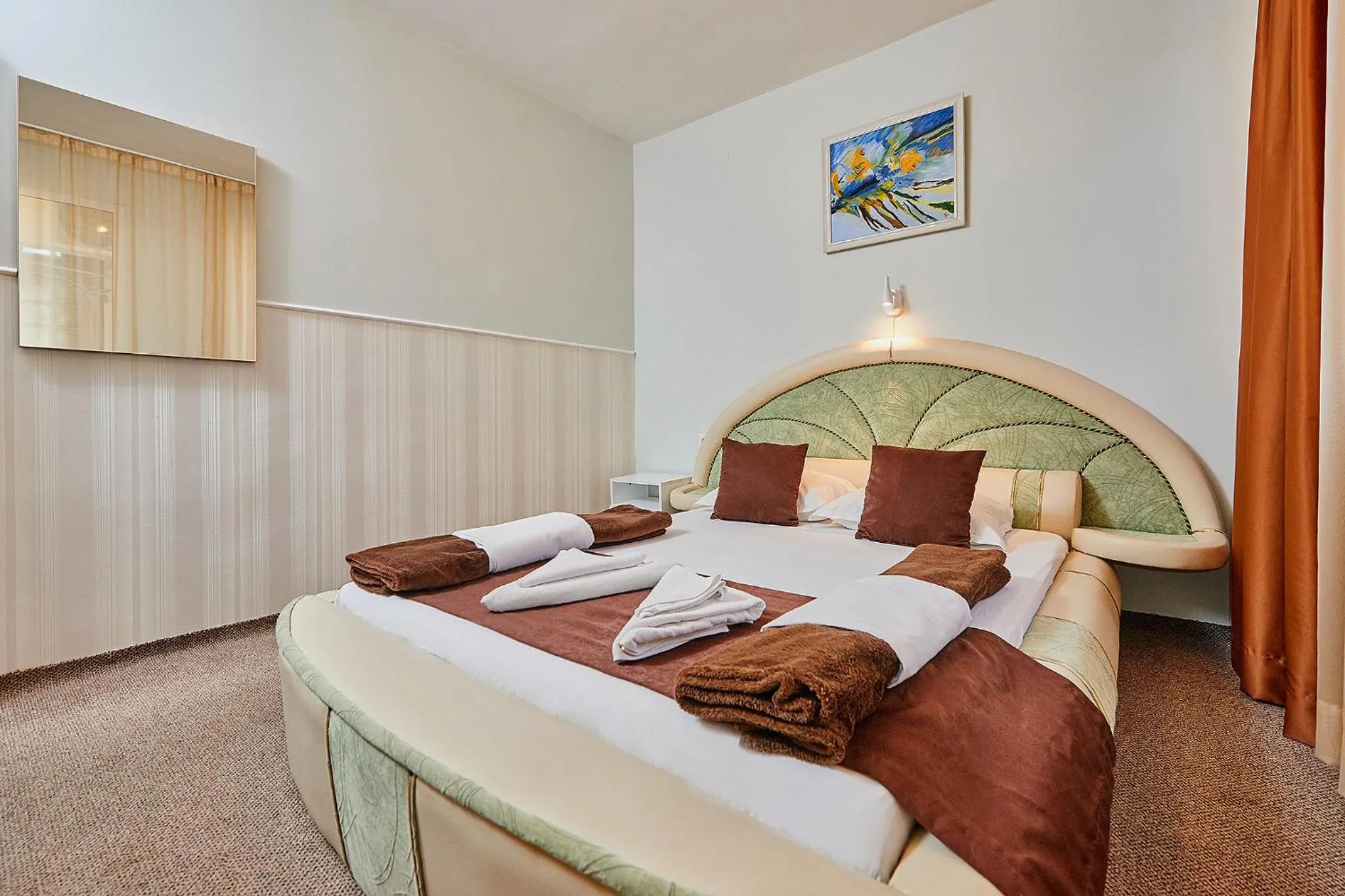 Bed in Peneka Hotel