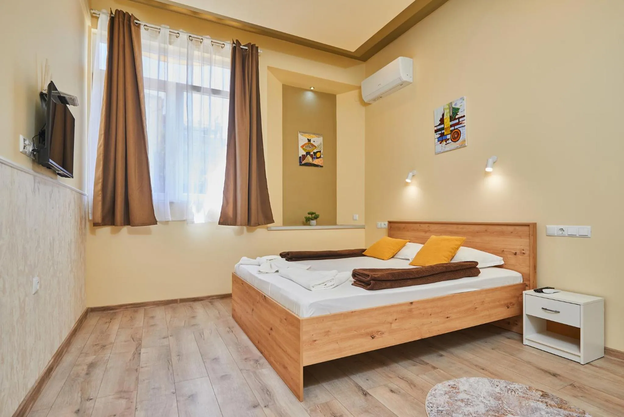 Bed in Peneka Hotel