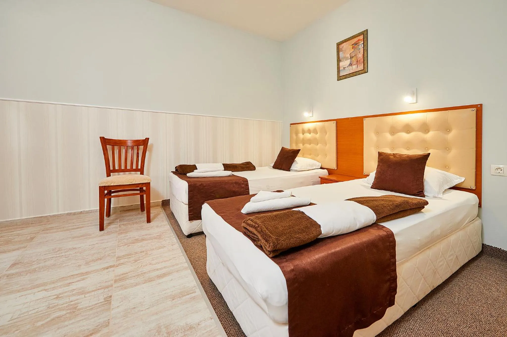 Bed in Peneka Hotel