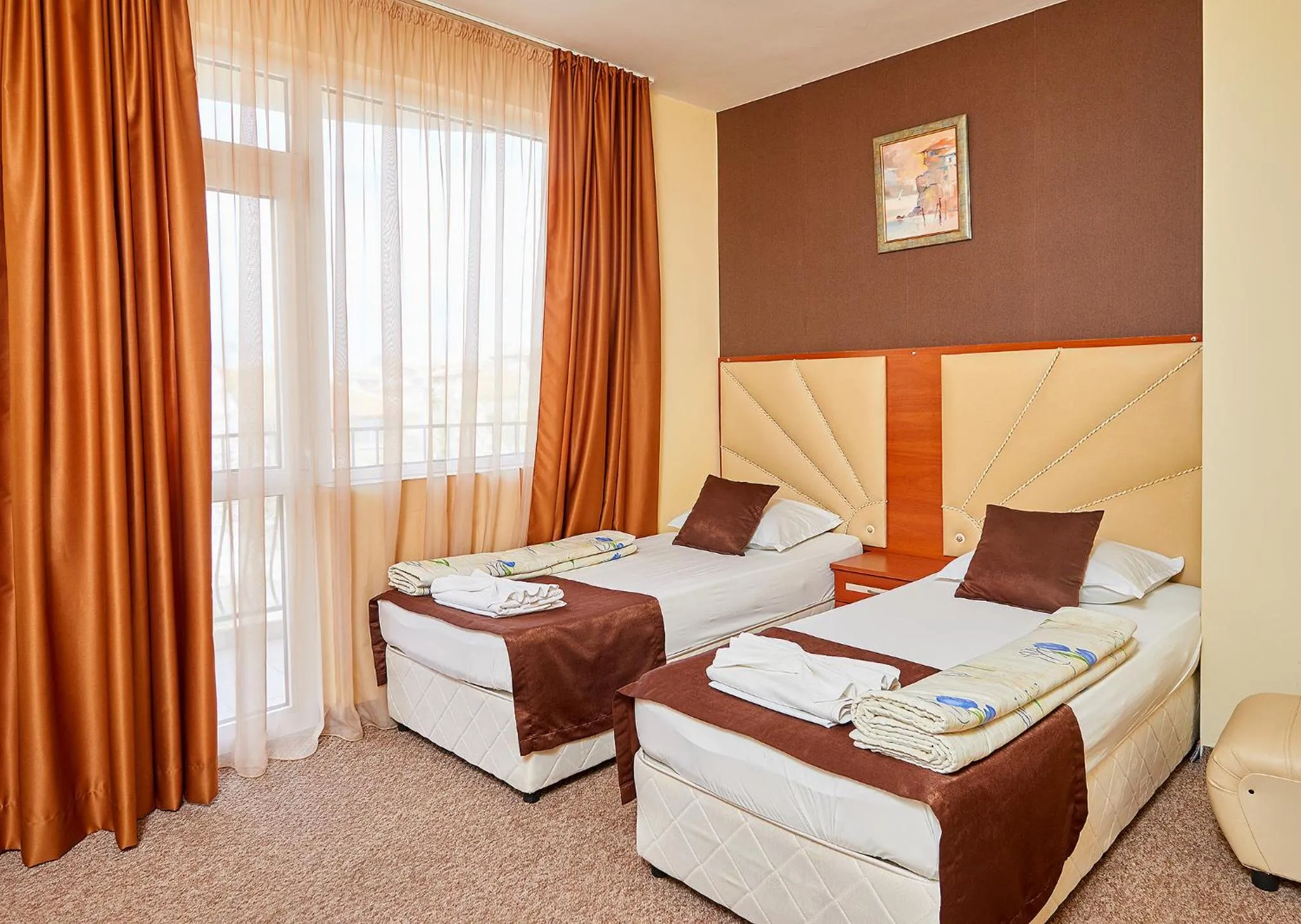 Bed in Peneka Hotel
