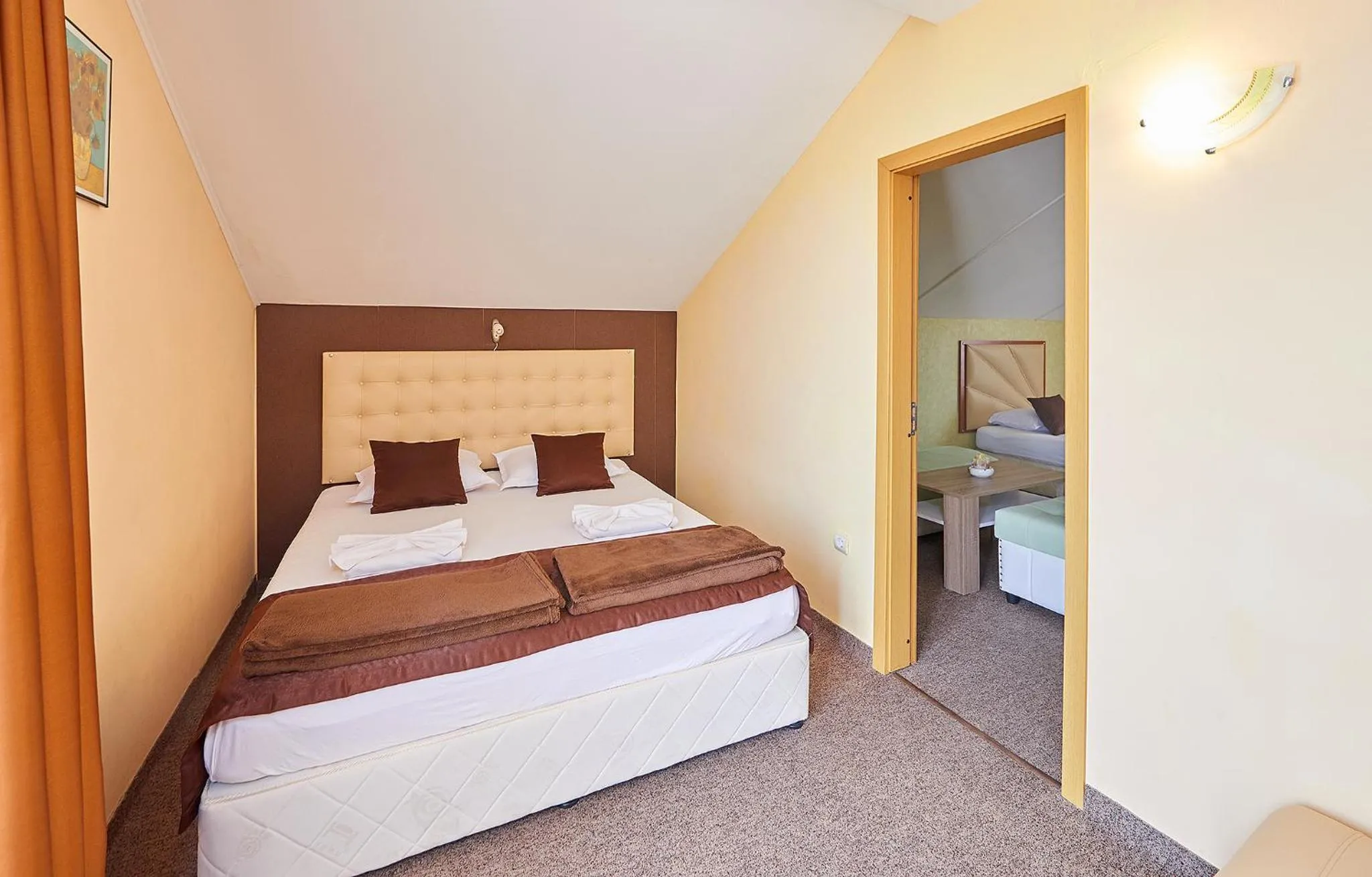 Bed in Peneka Hotel