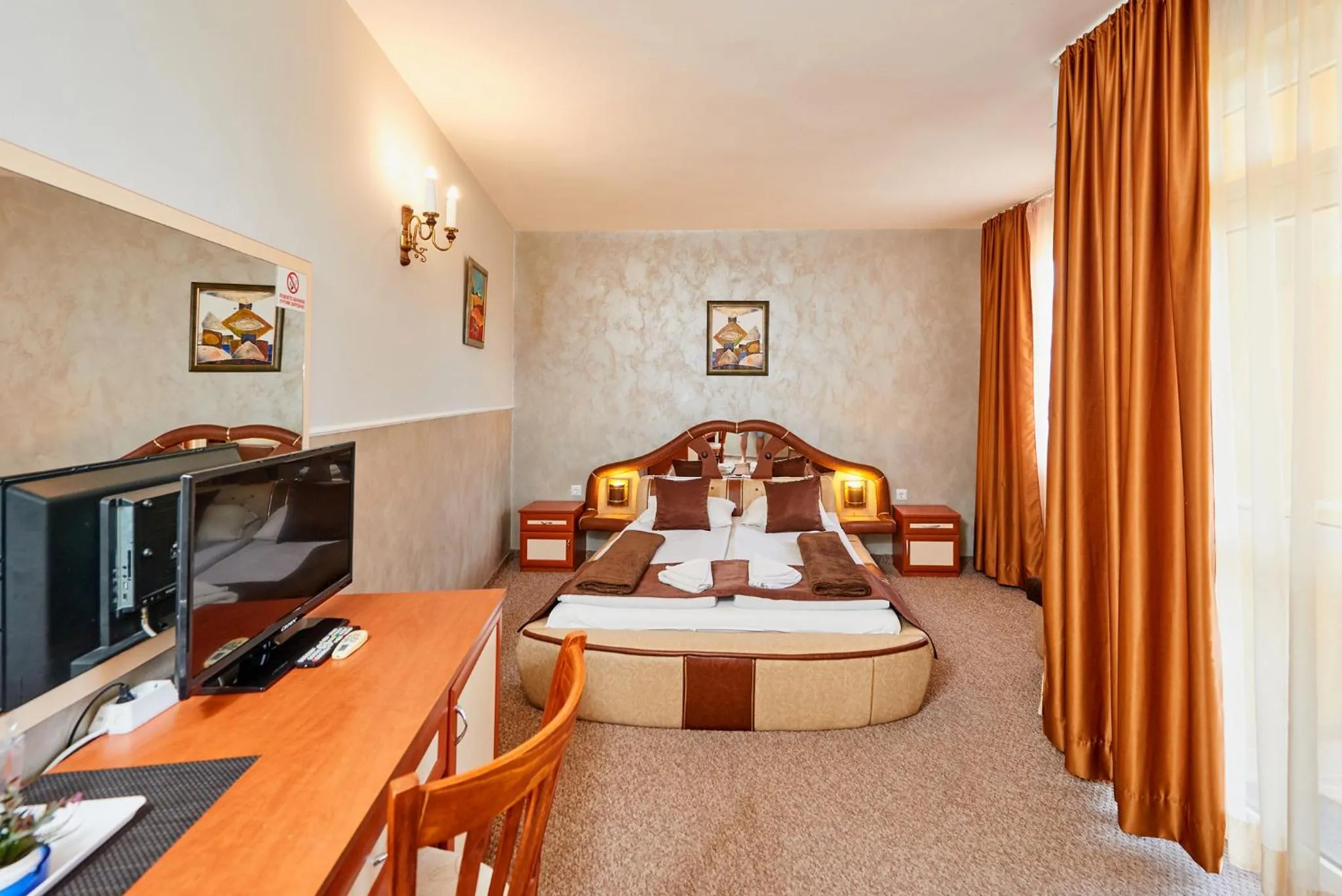 Bed in Peneka Hotel