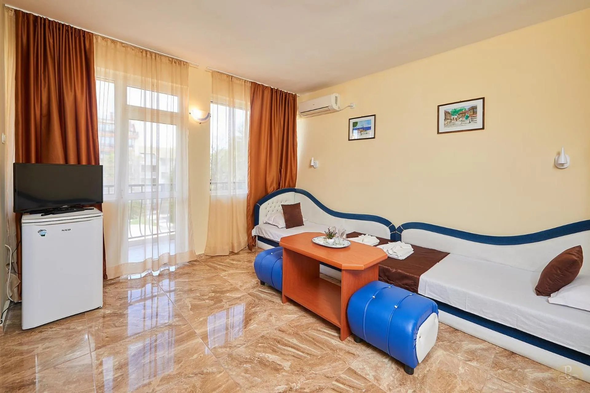Bed in Peneka Hotel