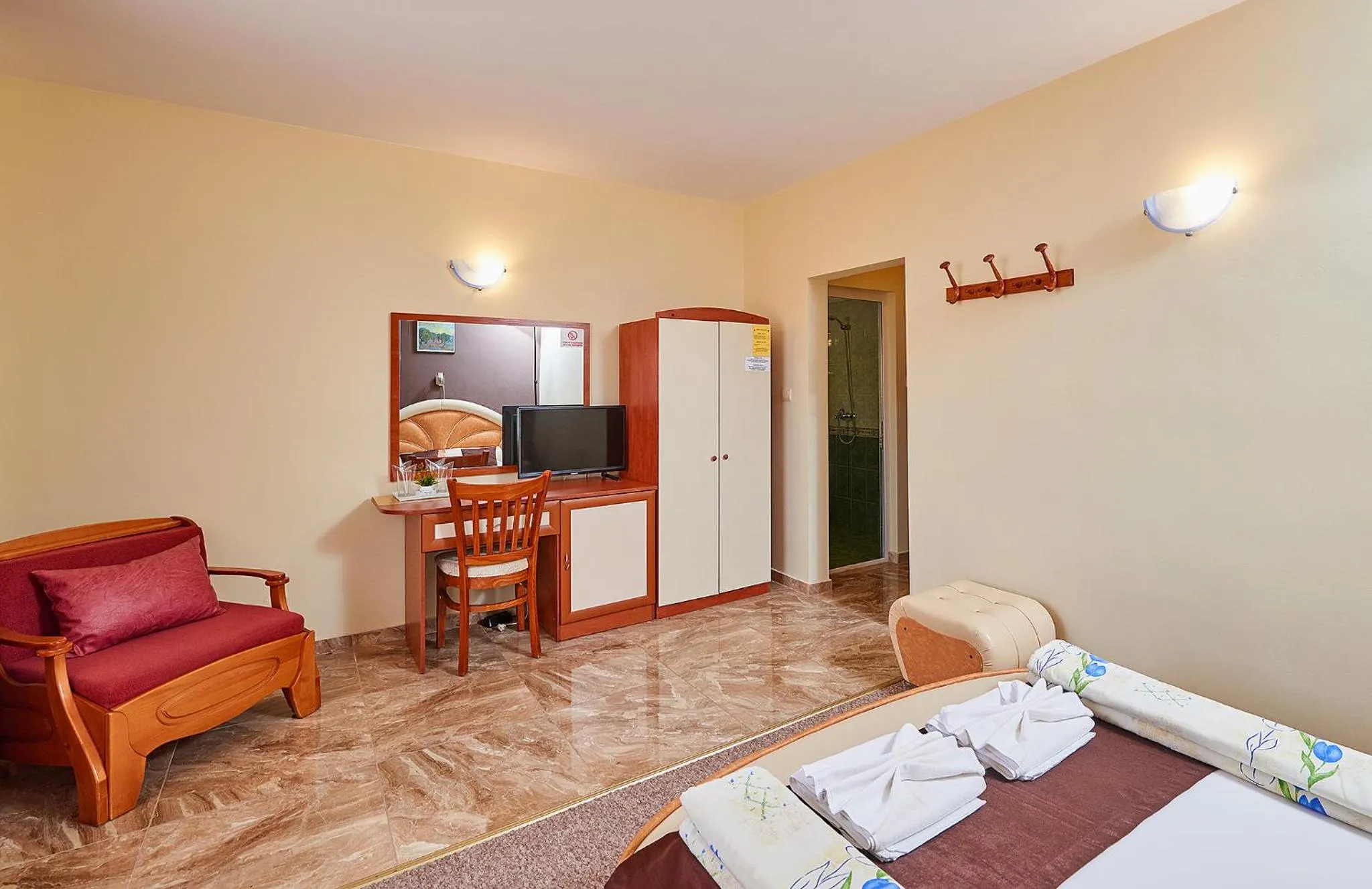 Bed in Peneka Hotel