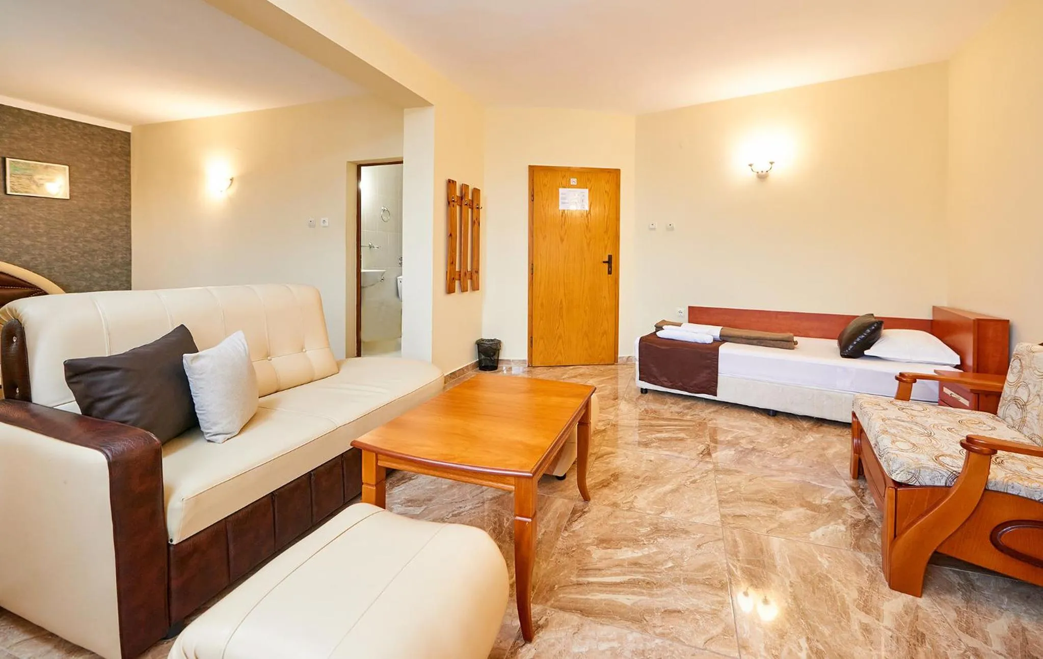 Bed in Peneka Hotel