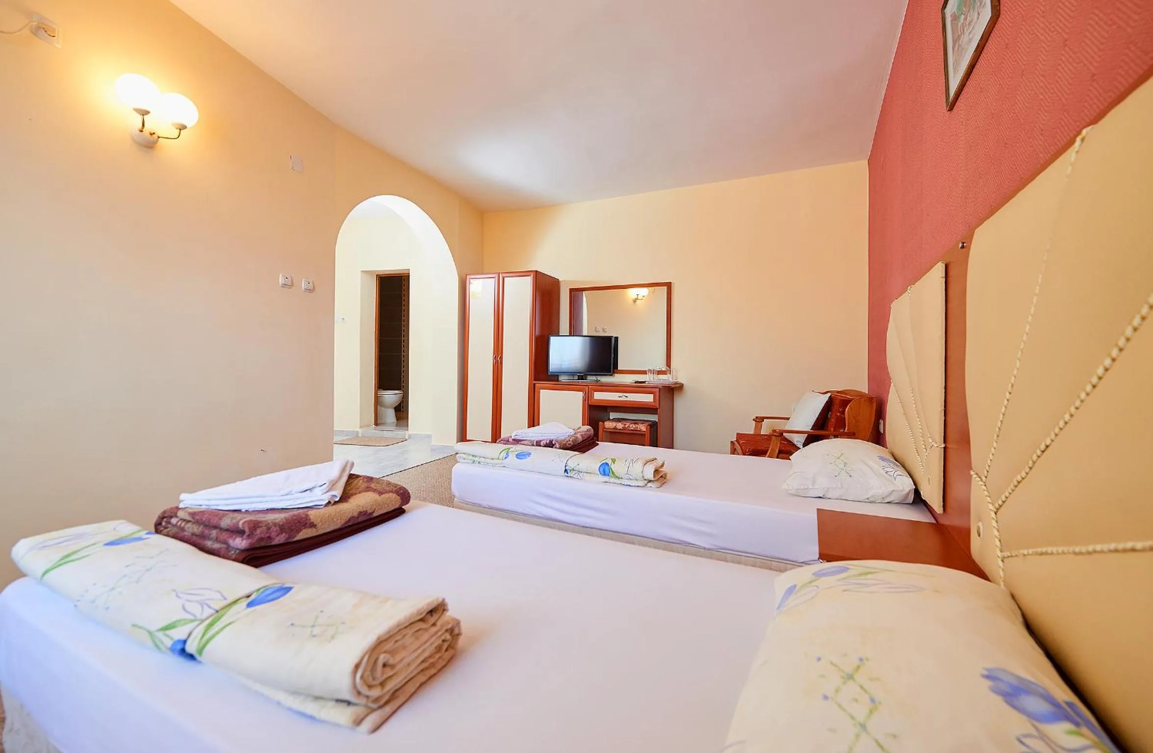 Bed in Peneka Hotel