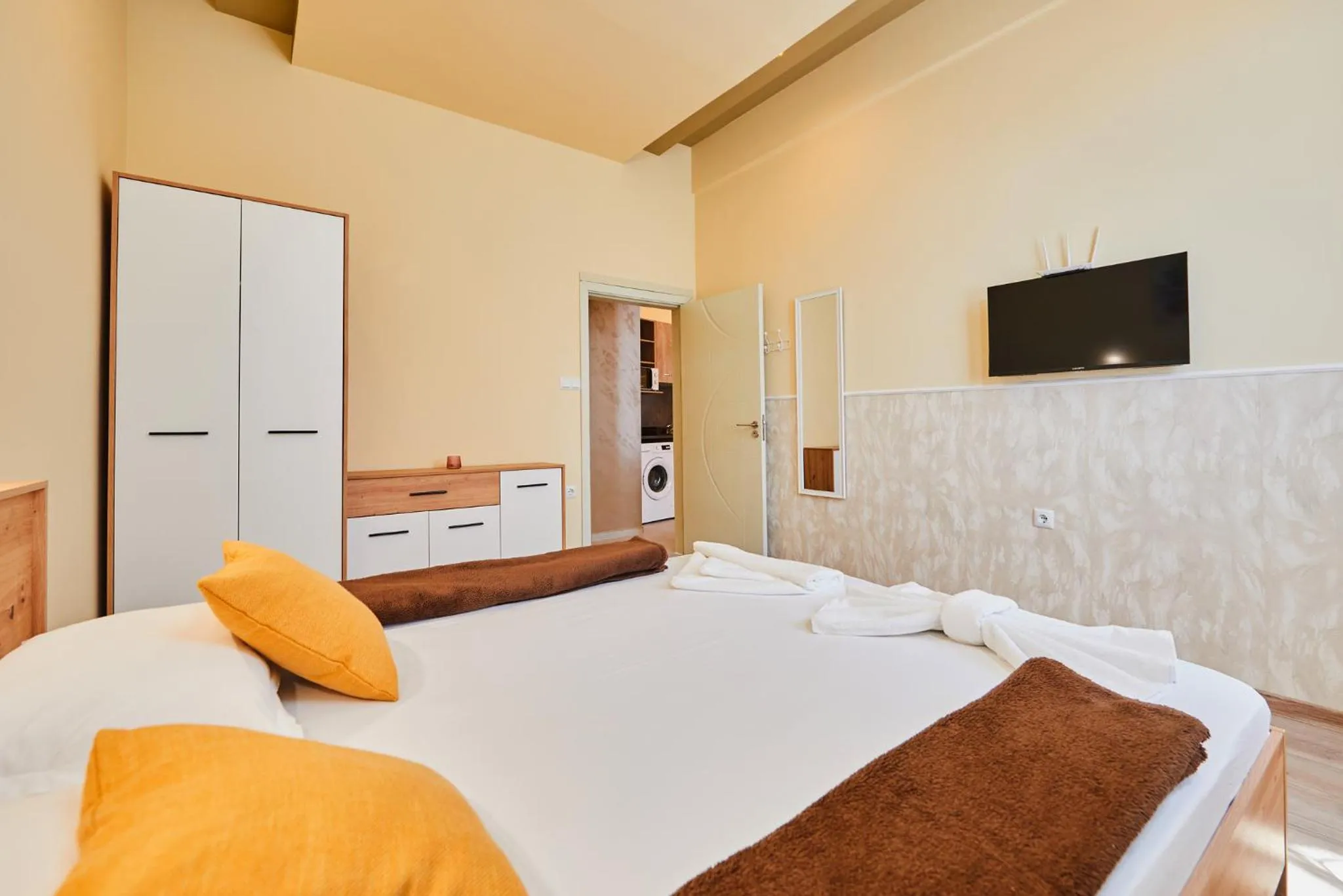 Bed in Peneka Hotel
