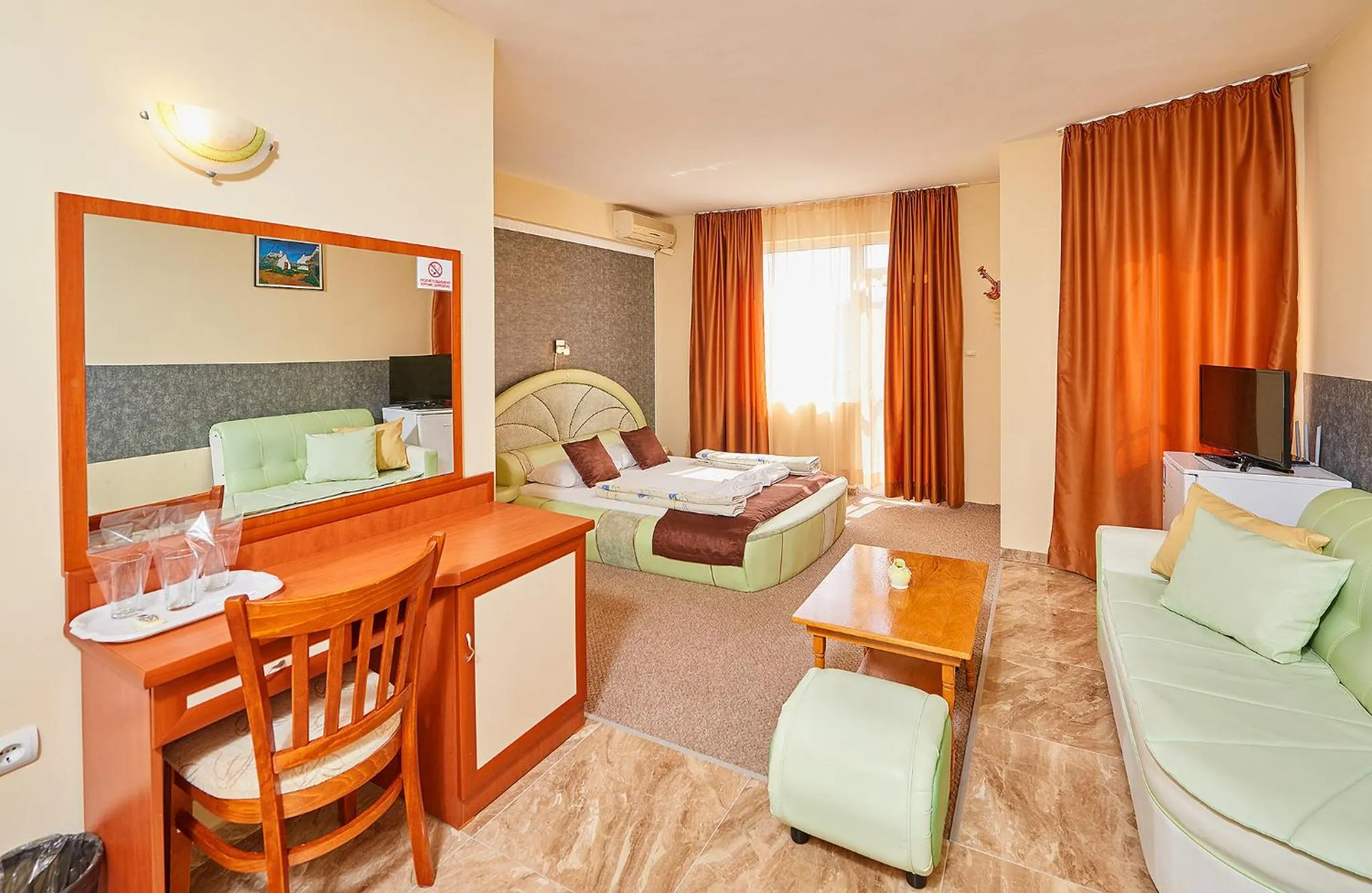 Bed in Peneka Hotel