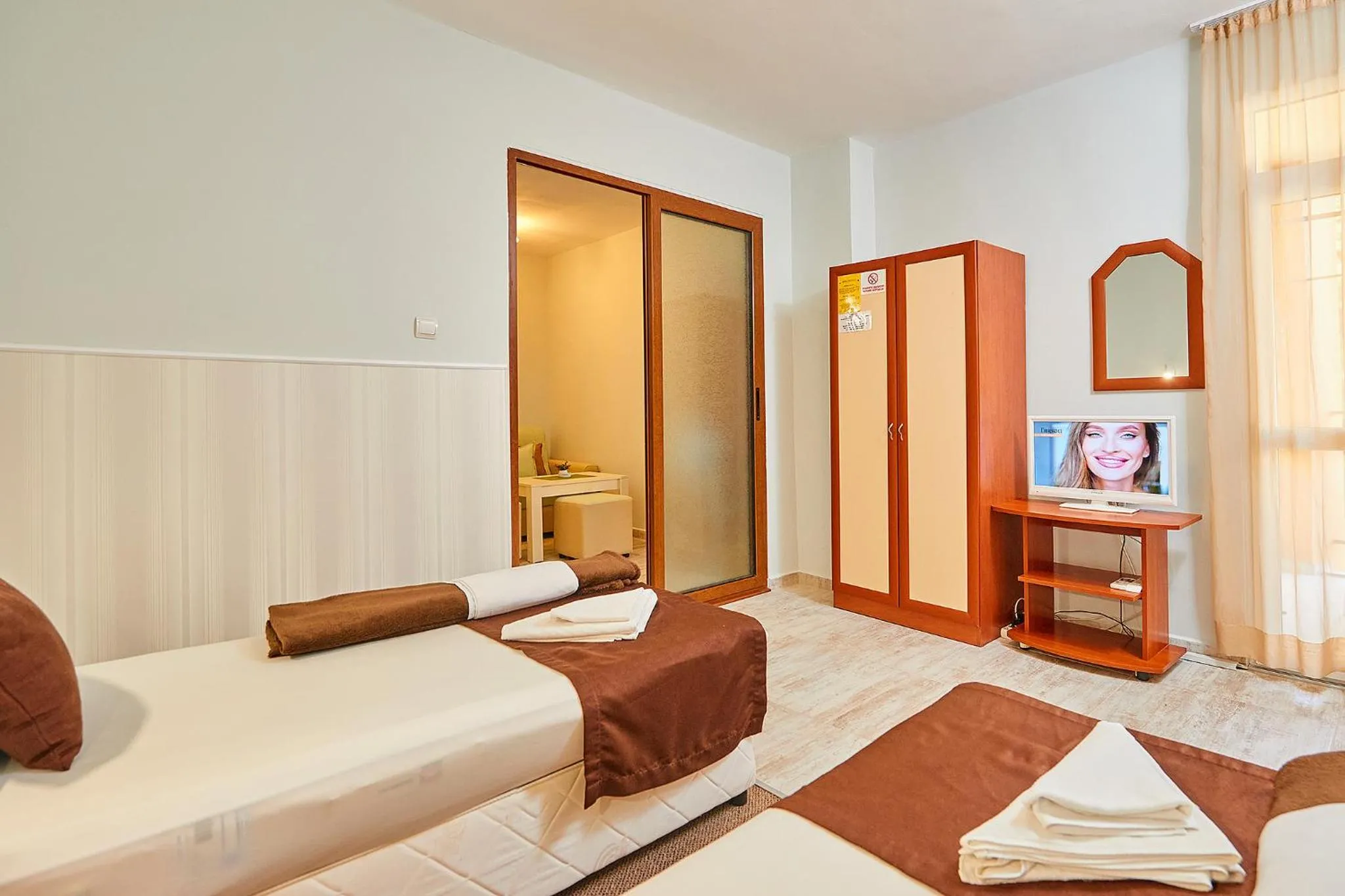 Bed in Peneka Hotel