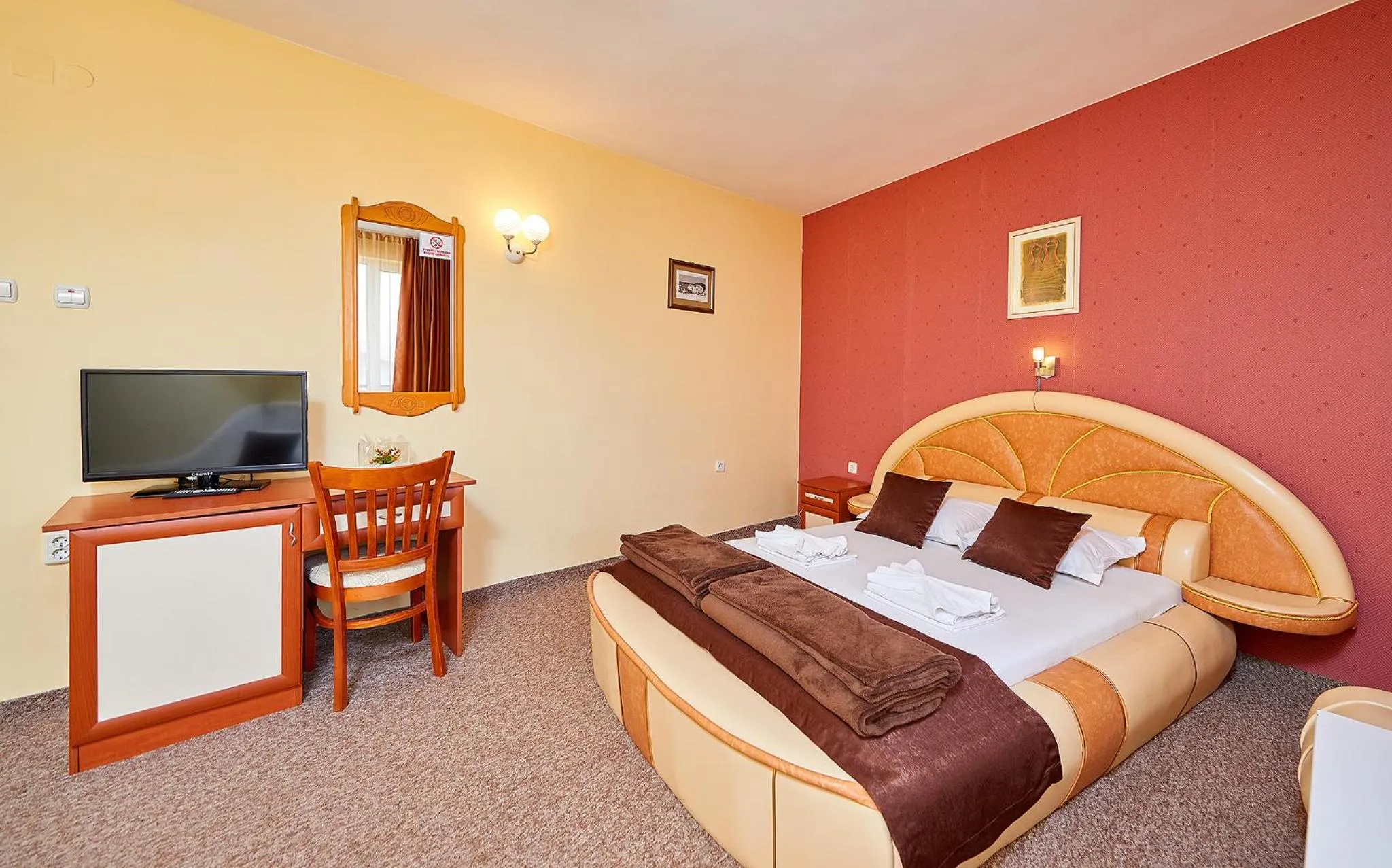 Bed in Peneka Hotel