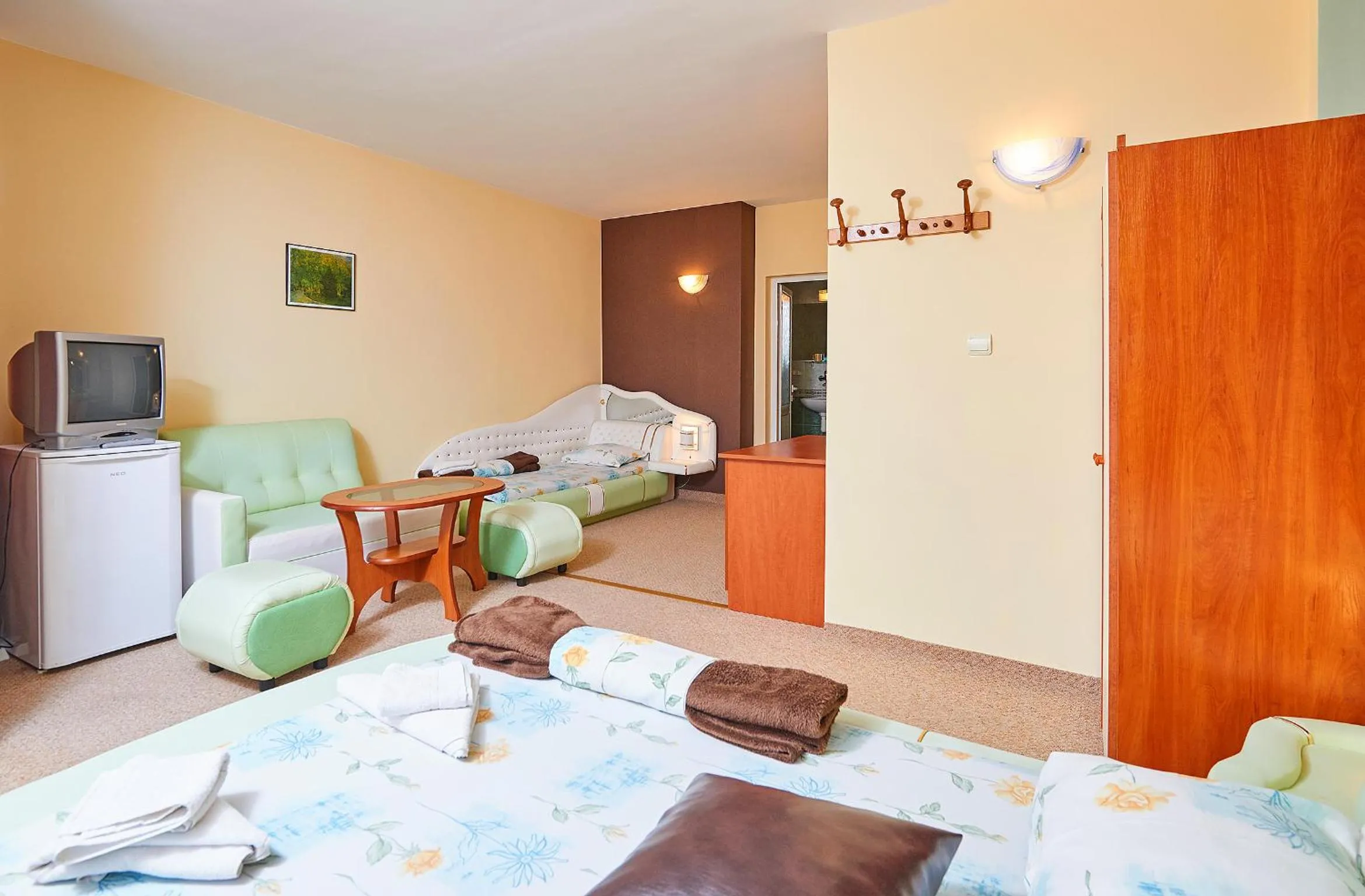 Bed in Peneka Hotel